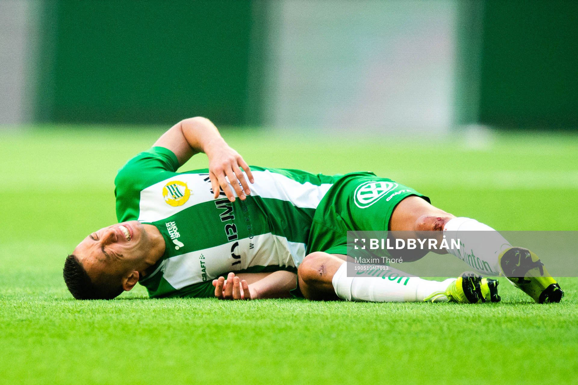 Hammarbys Nikola Djurdjic har ont