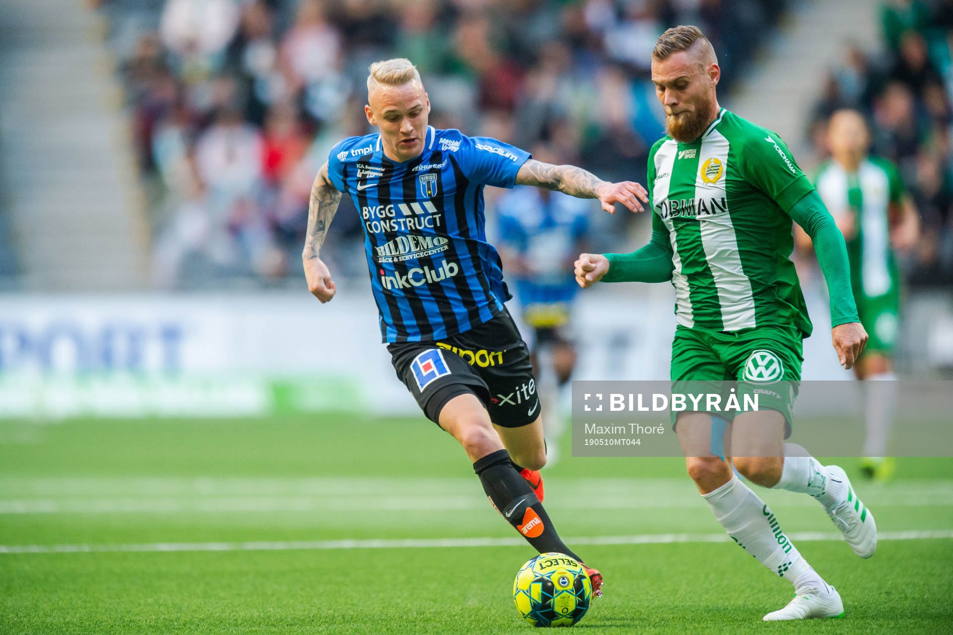 Sirius Adam Ståhl och Hammarbys David Fällman