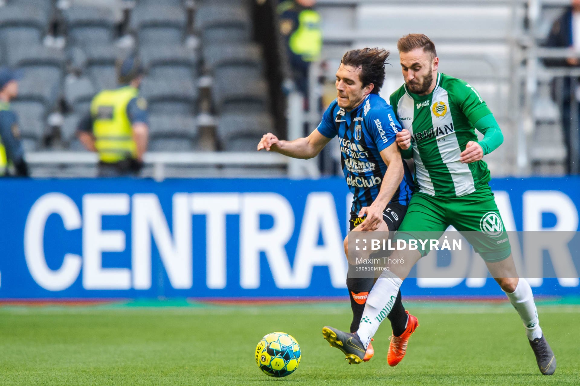 Sirius Ian Sirelius och Hammarbys Muamer Tankovic