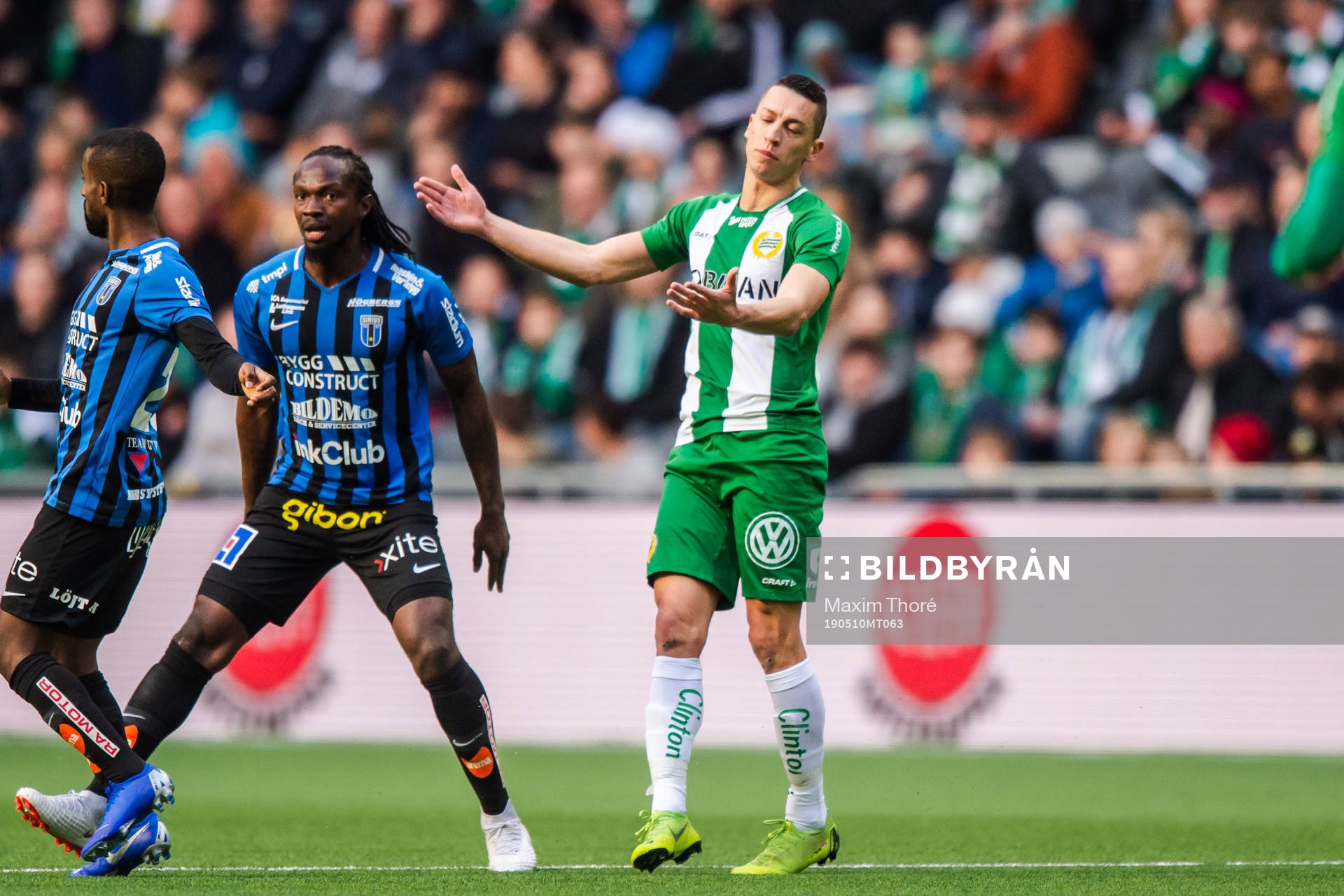 Hammarbys Nikola Djurdjic deppar
