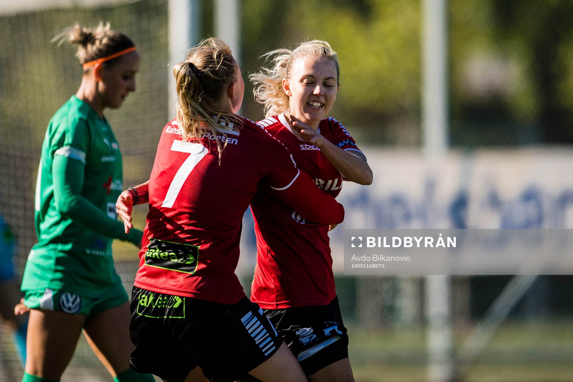 Limhamn Bunkeflos Natalie Hoff Persson jublar