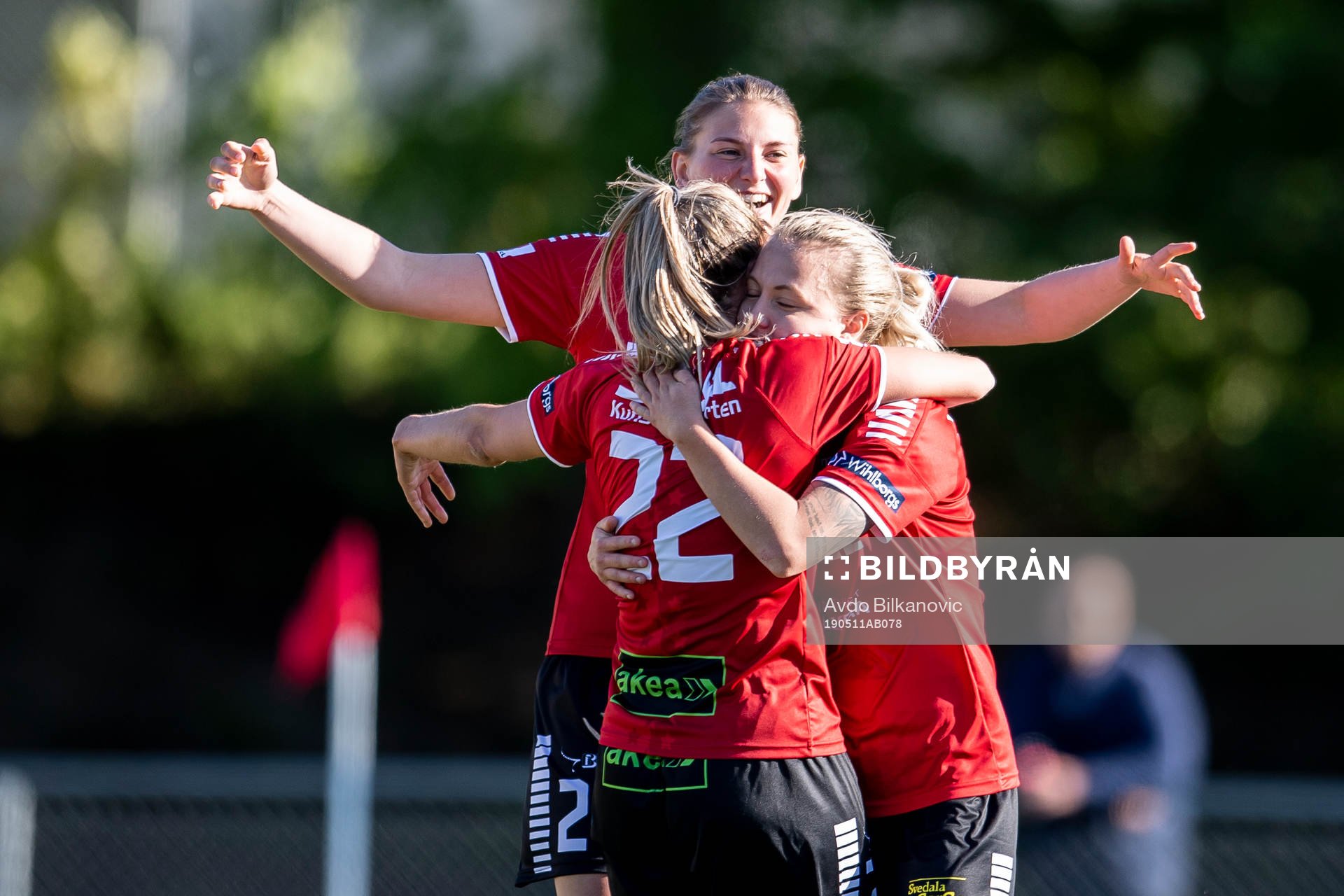 Limhamn Bunkeflos Hanna Persson jublar