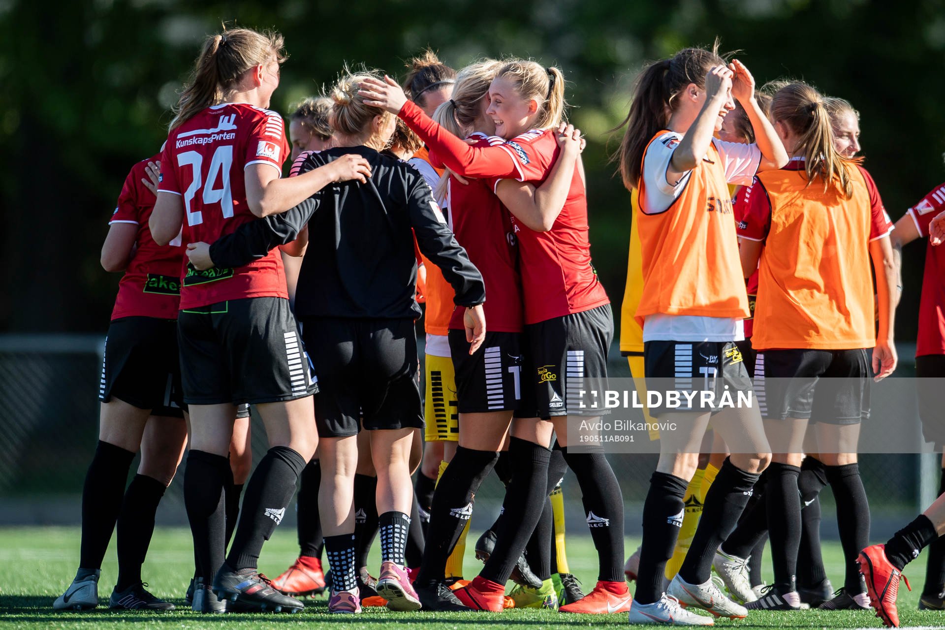 Limhamn Bunkeflos spelare jublar