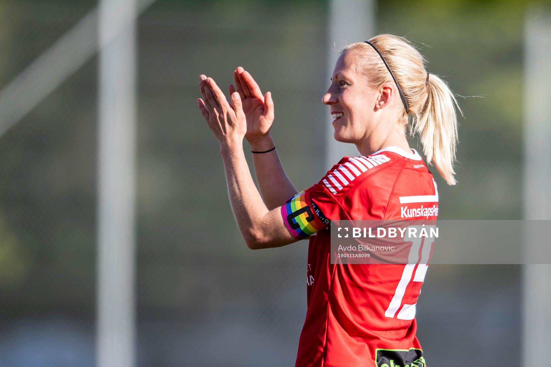 Limhamn Bunkeflos Mia Persson jublar
