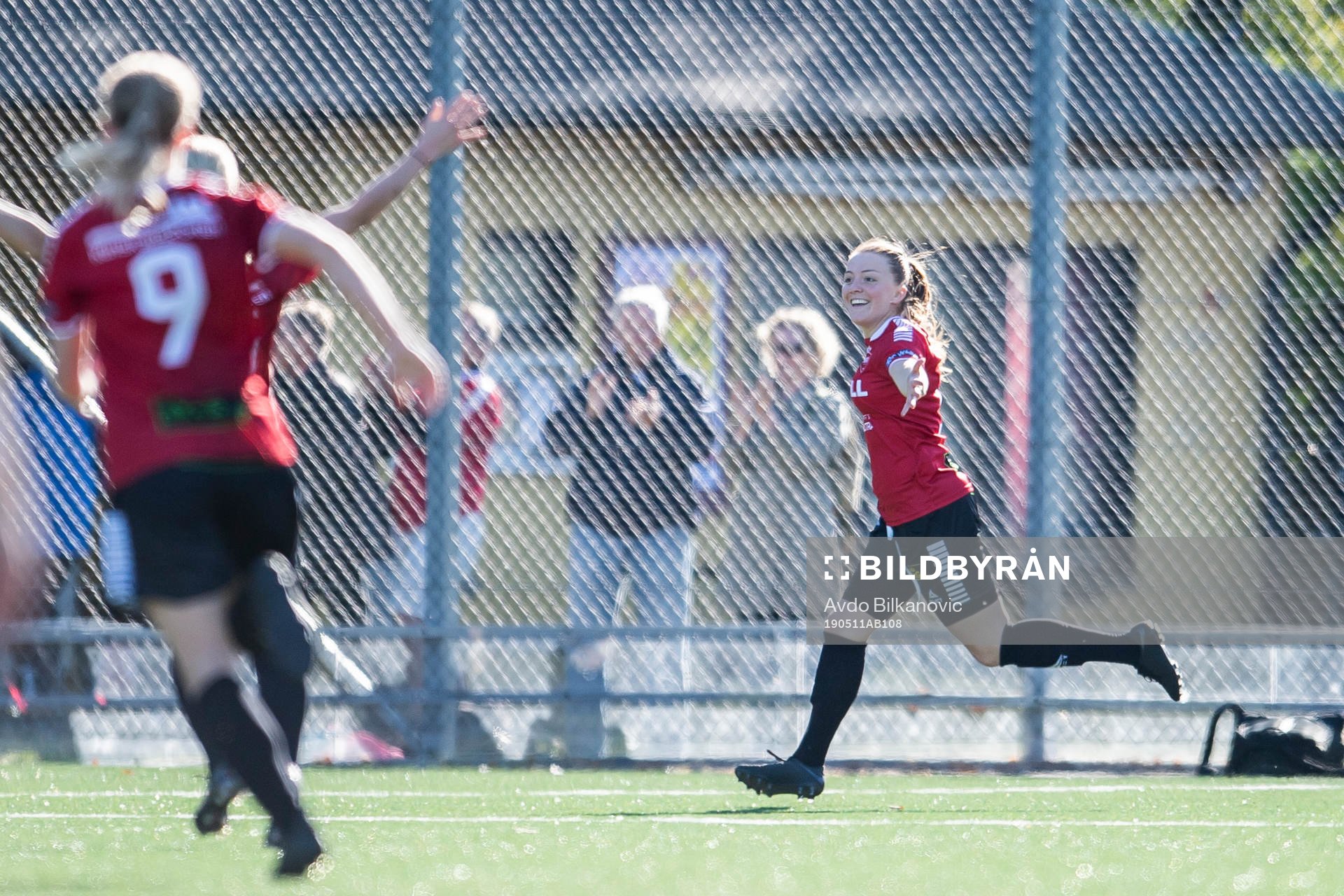 Limhamn Bunkeflos Andrea Thorisson jublar
