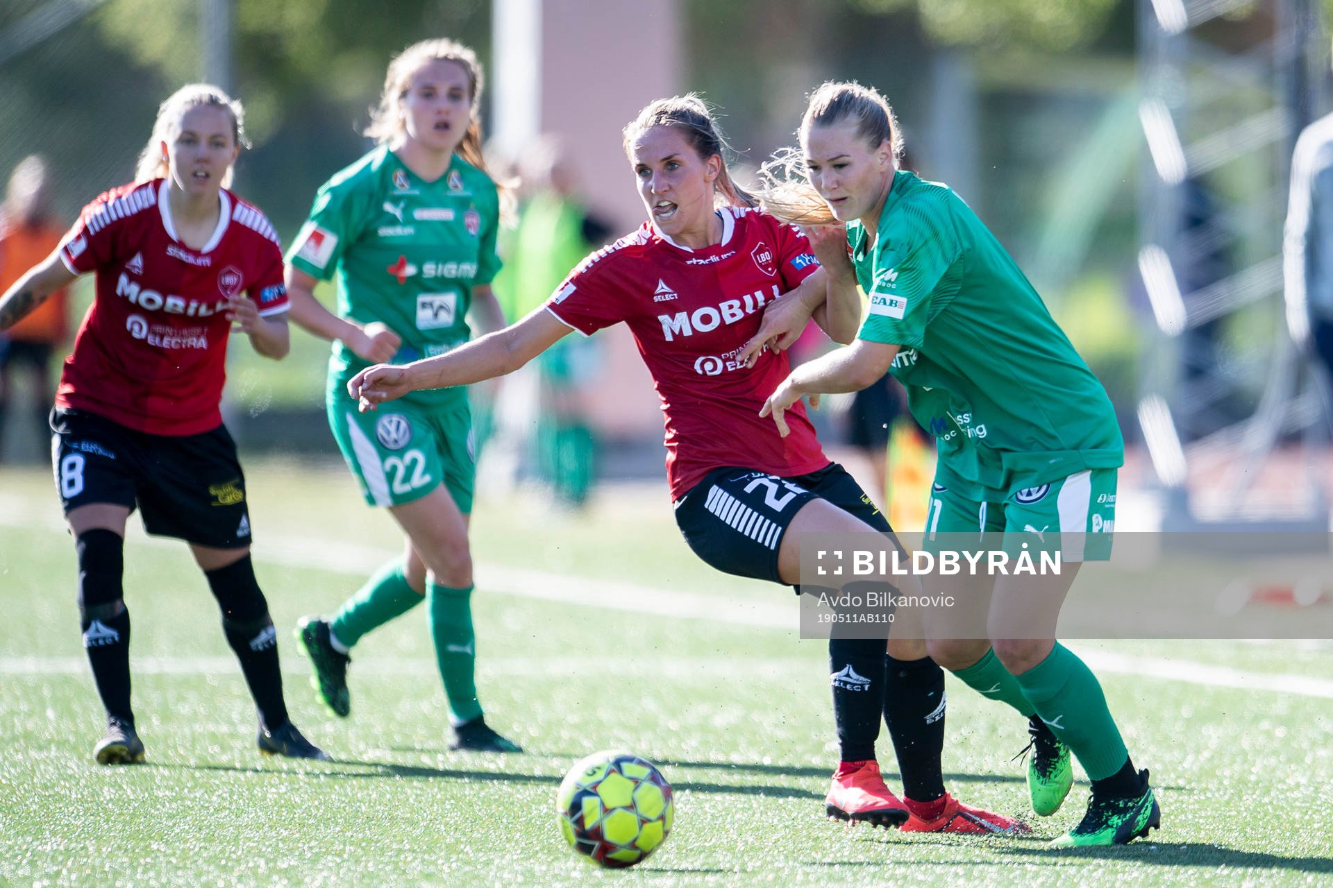 Limhamn Bunkeflos Hanna Persson och Rosengårds Lisa-Marie