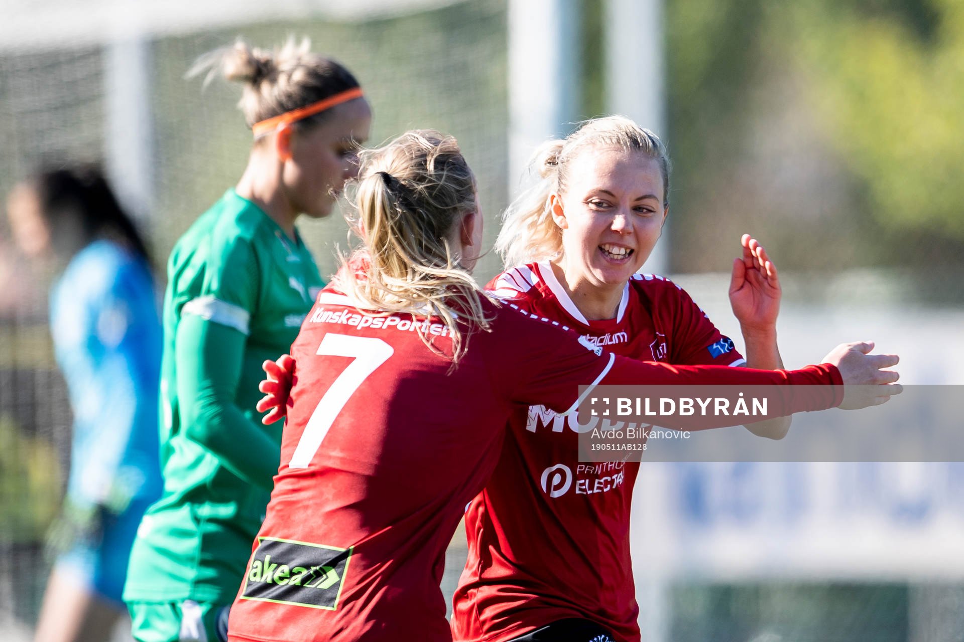Limhamn Bunkeflos Natalie Hoff Persson jublar
