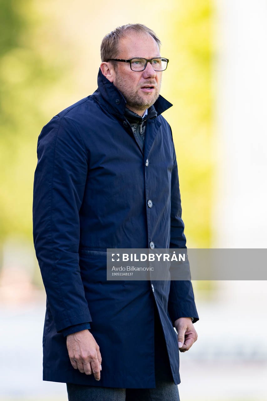 Halmstads tränare Magnus Haglund