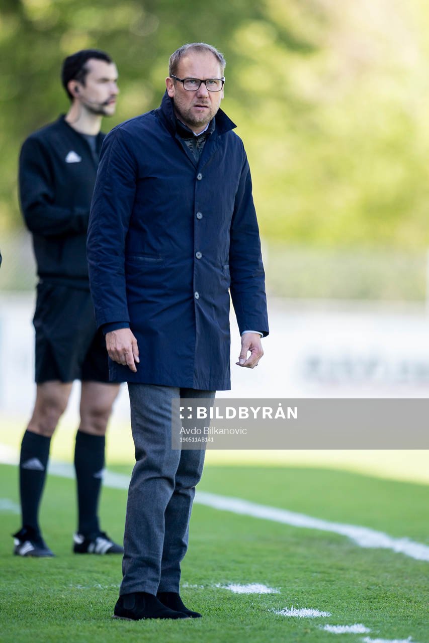 Halmstads tränare Magnus Haglund