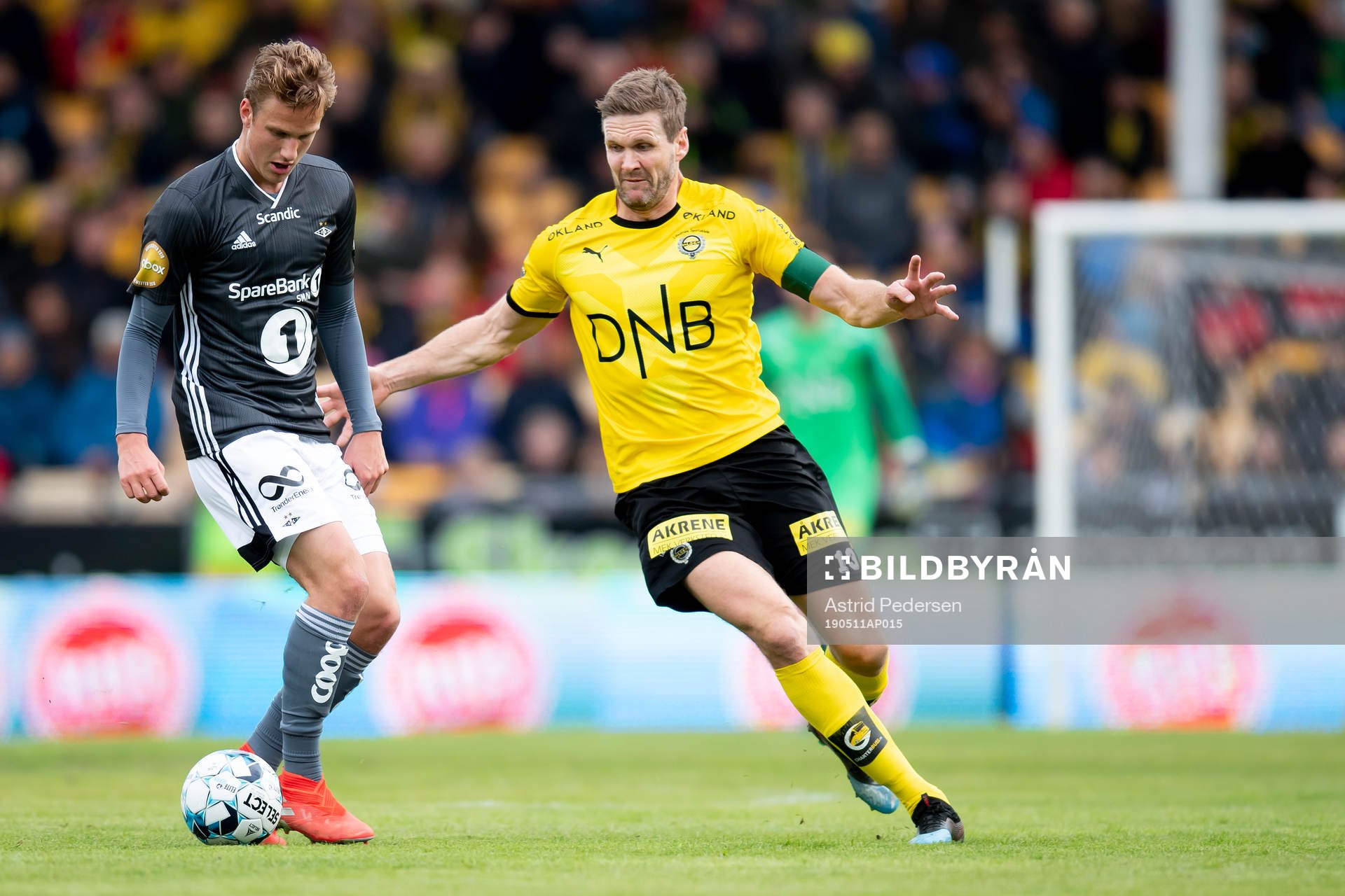 Erik Botheim of Rosenborg and Frode Kippe of Lillestrøm