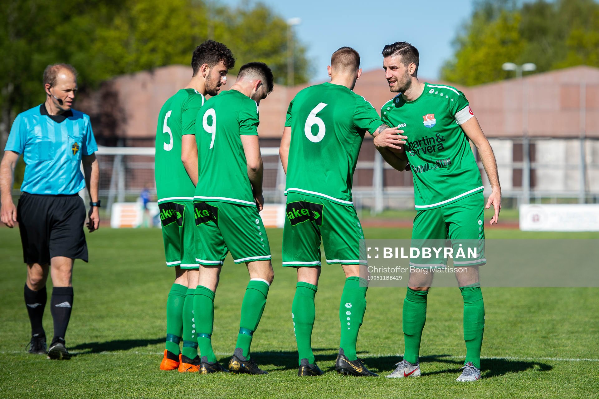 Prespa Birliks Gani Bunjaku, Filip Gavran, Emil Grimbe och
