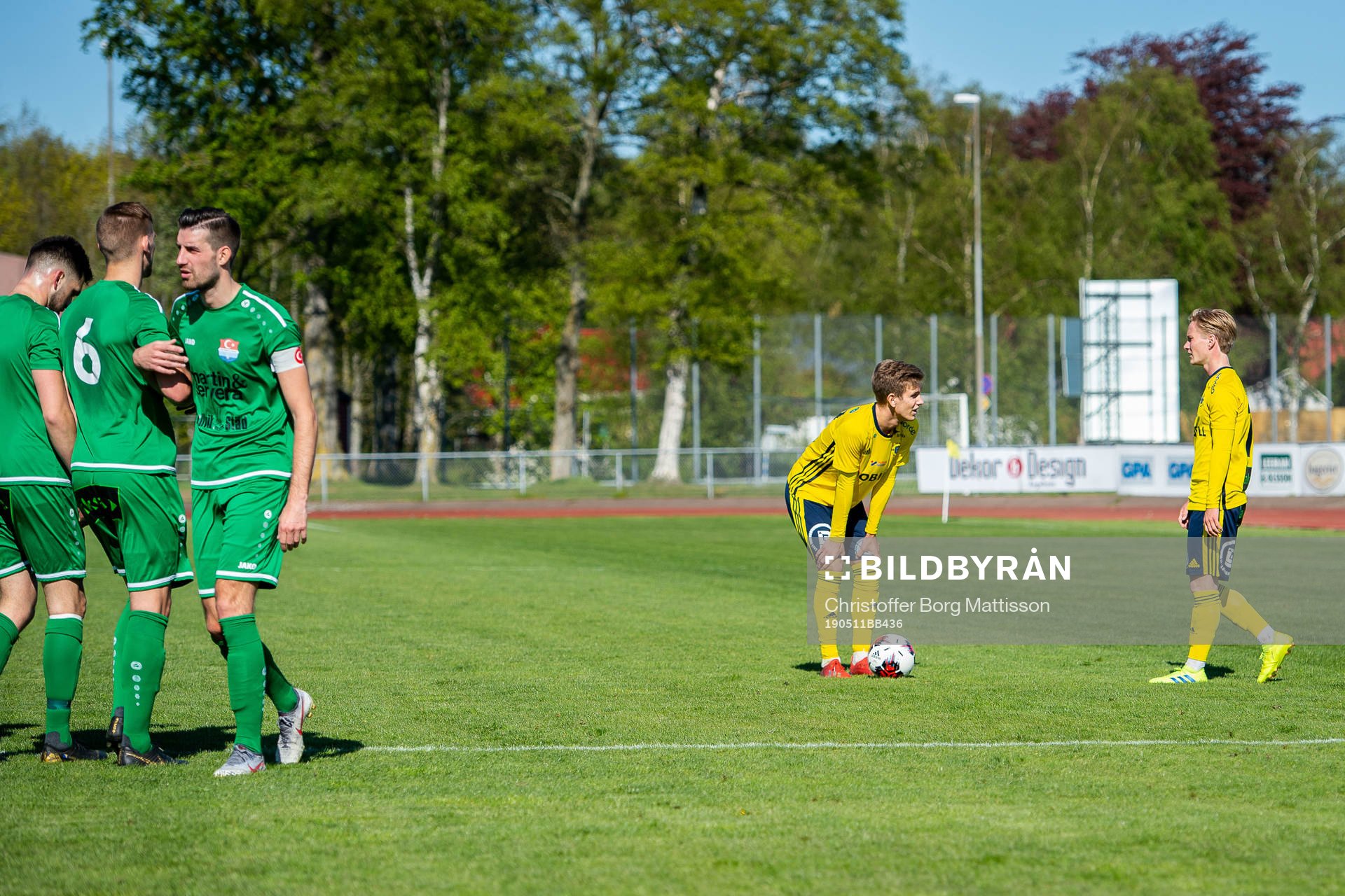 Ängelholms Niklas Svensson och Alexander Engholm planerar