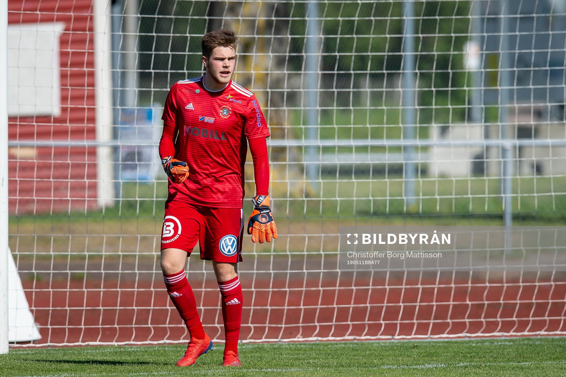 Ängelholms målvakt Robin Streifert
