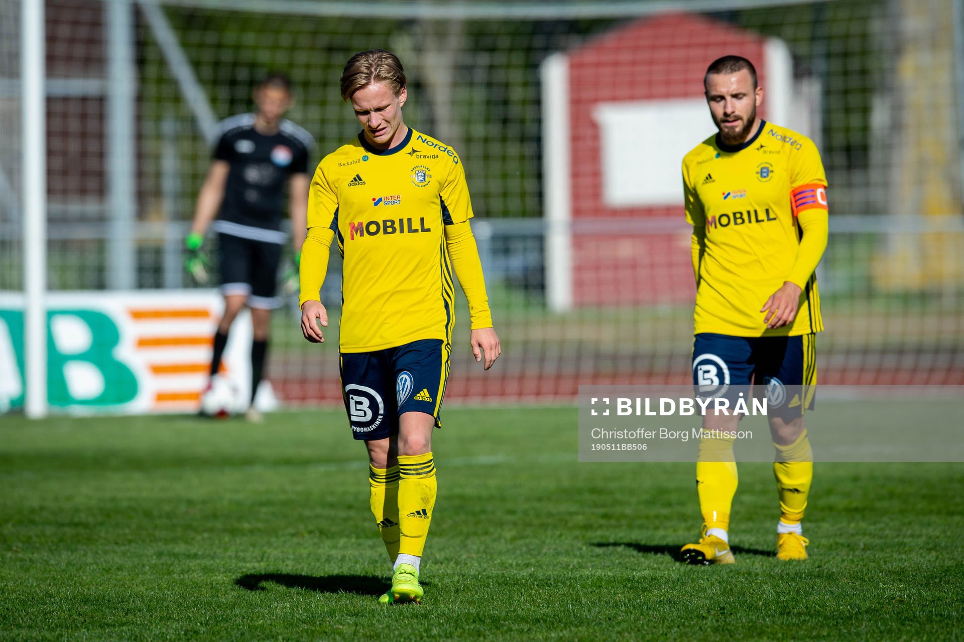 Ängelholms Alexander Engholm och Filip Pivkovski deppar