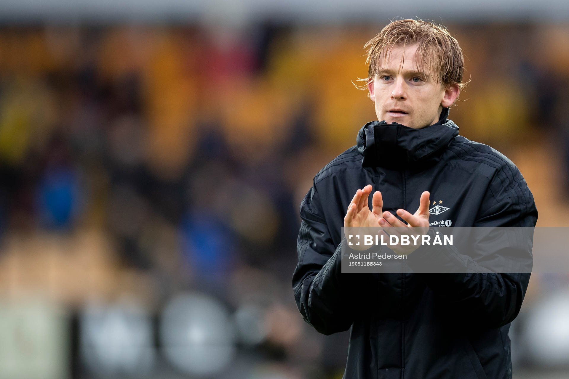 Yann-Erik de Lanlay of Rosenborg looks dejected
