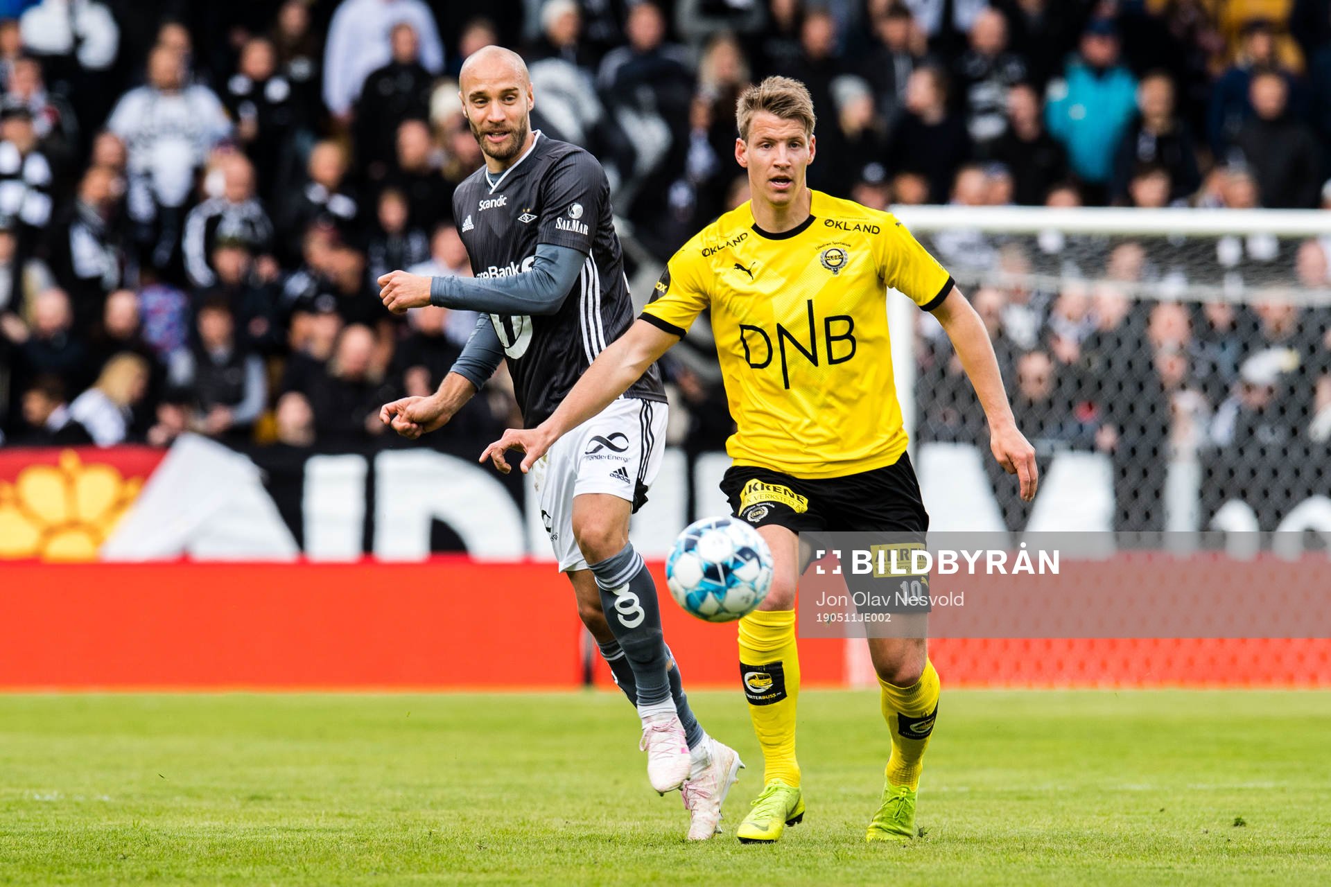 Tore Reginiussen of Rosenborg and Thomas Lehne Olsen of