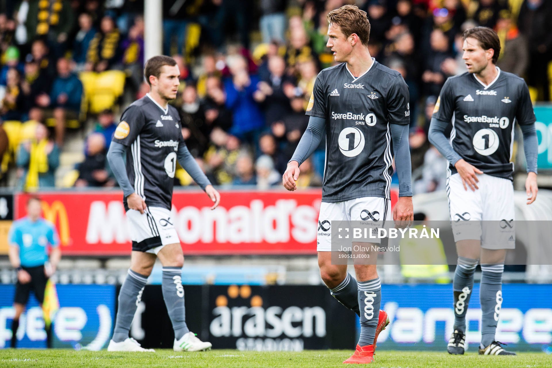 Erik Botheim of Rosenborg looks dejected