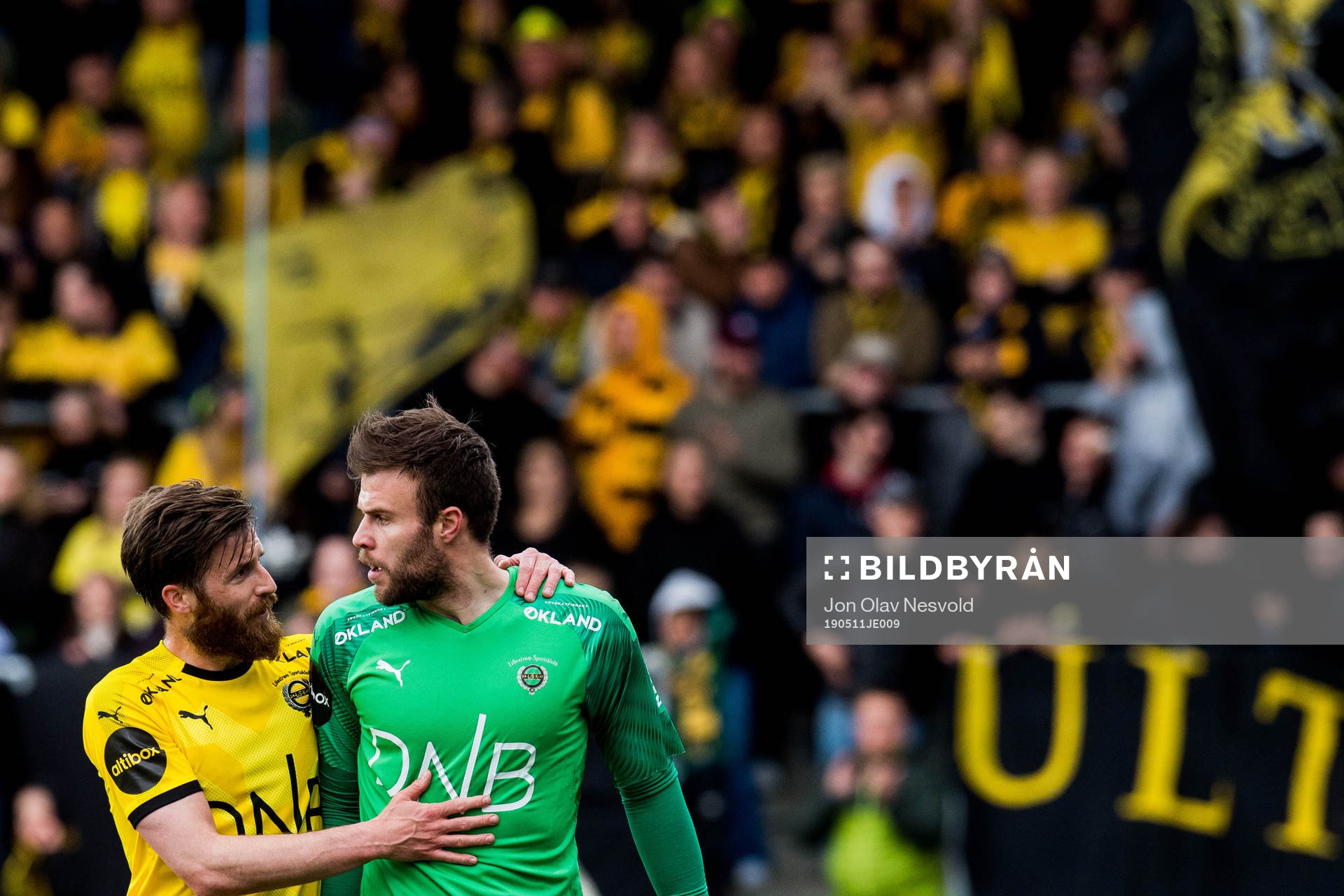 Aleksander Melgalvis and goalkeeper Marko Maric of