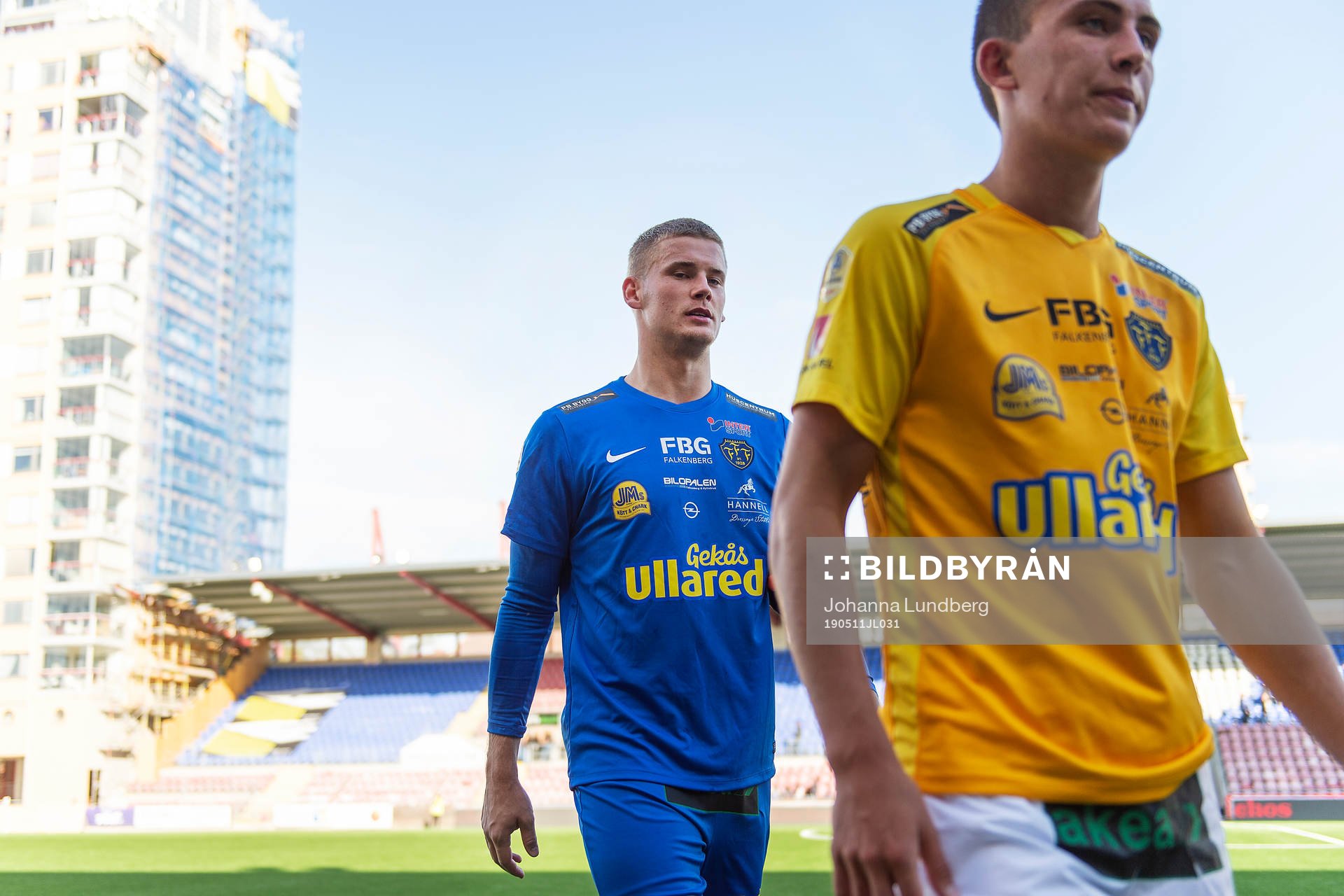 Falkenbergs målvakt Johan Brattberg deppar
