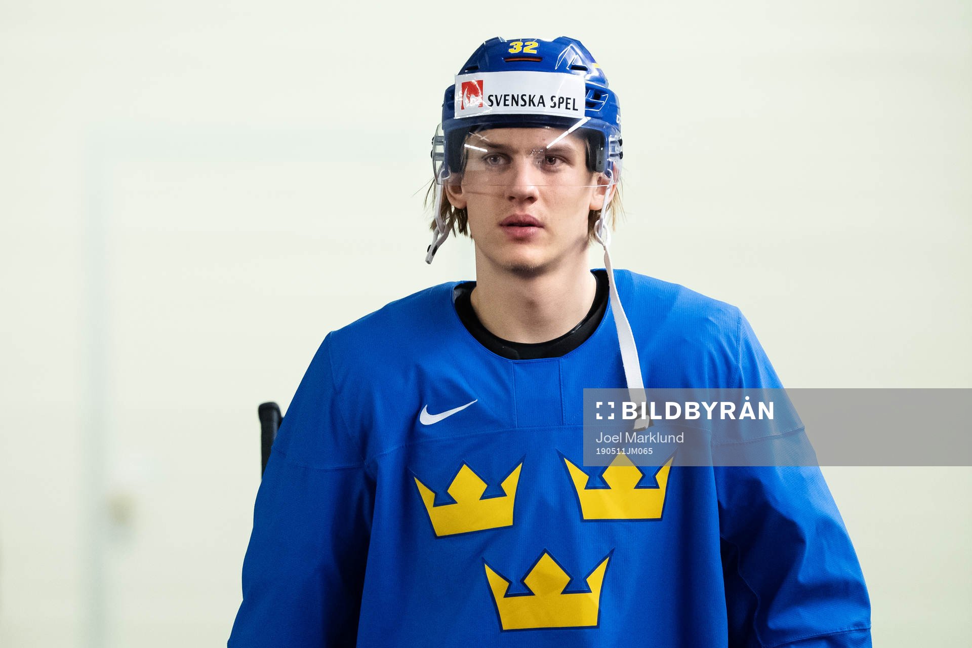 Oskar Lindblom of Sweden at a practice session