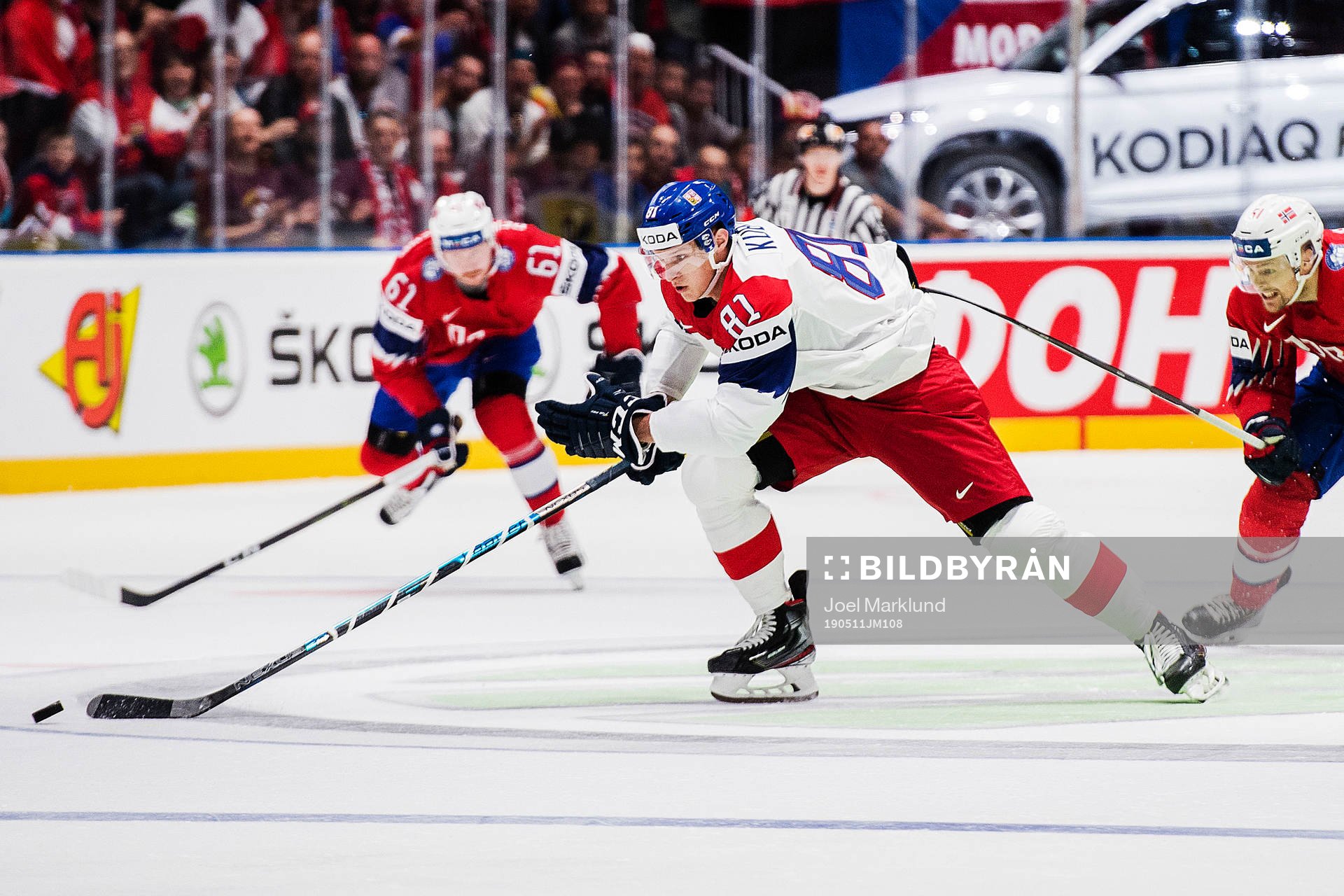Dominik Kubalik of Czech Republic