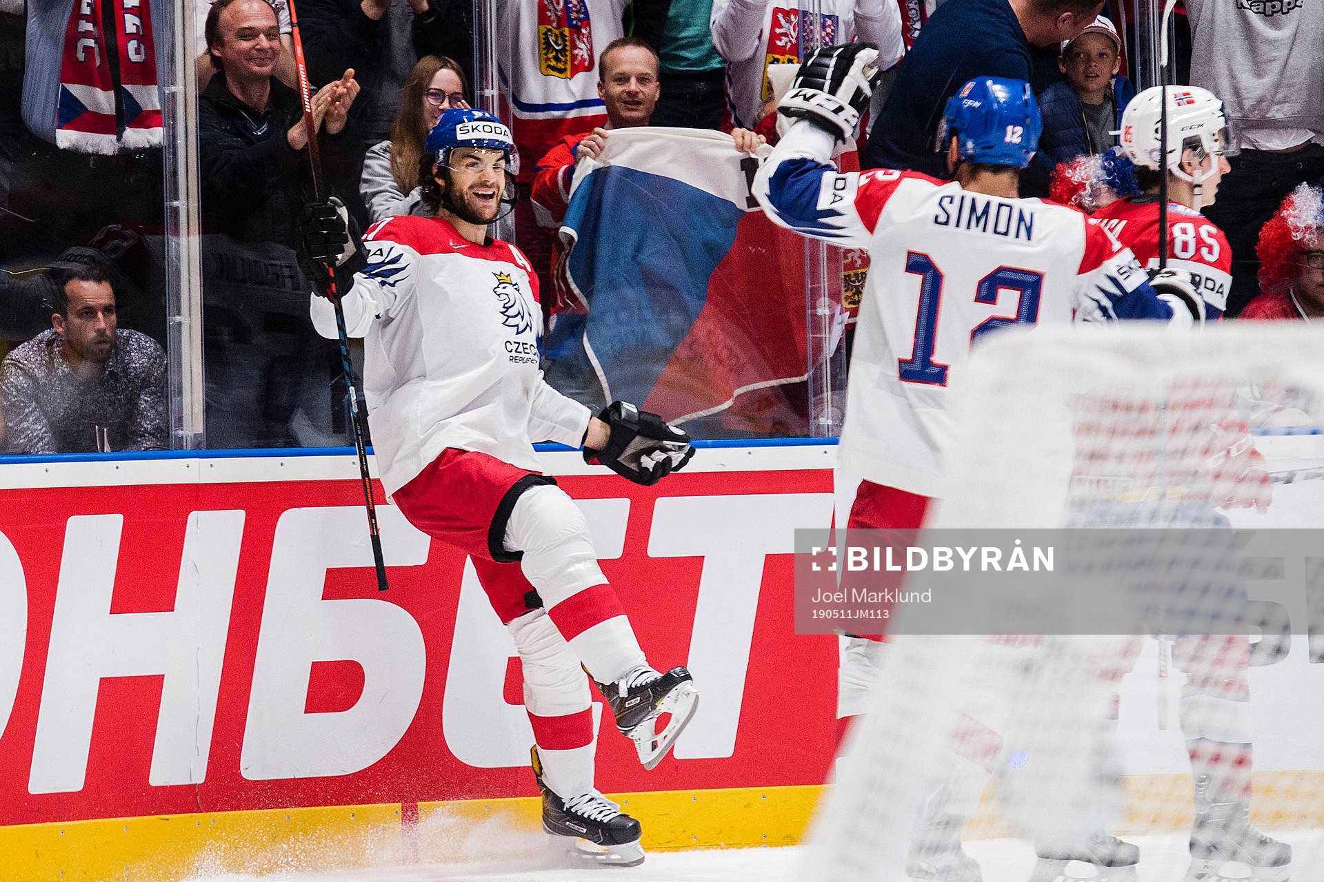 Michael Frolik and Dominik Simon of Czech Republic