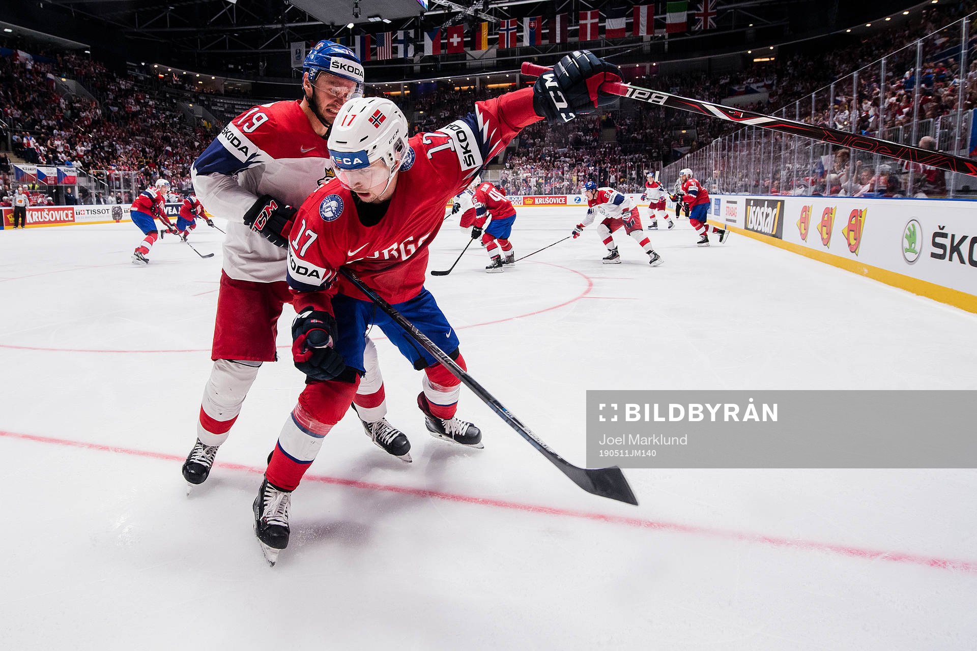 Tomas Zohorna of Czech Republic and Stefan Espeland of