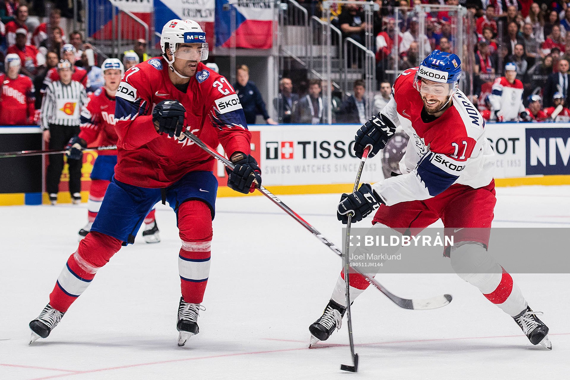 Andreas Martinsen of Norway and Michal Moravcik of Czech