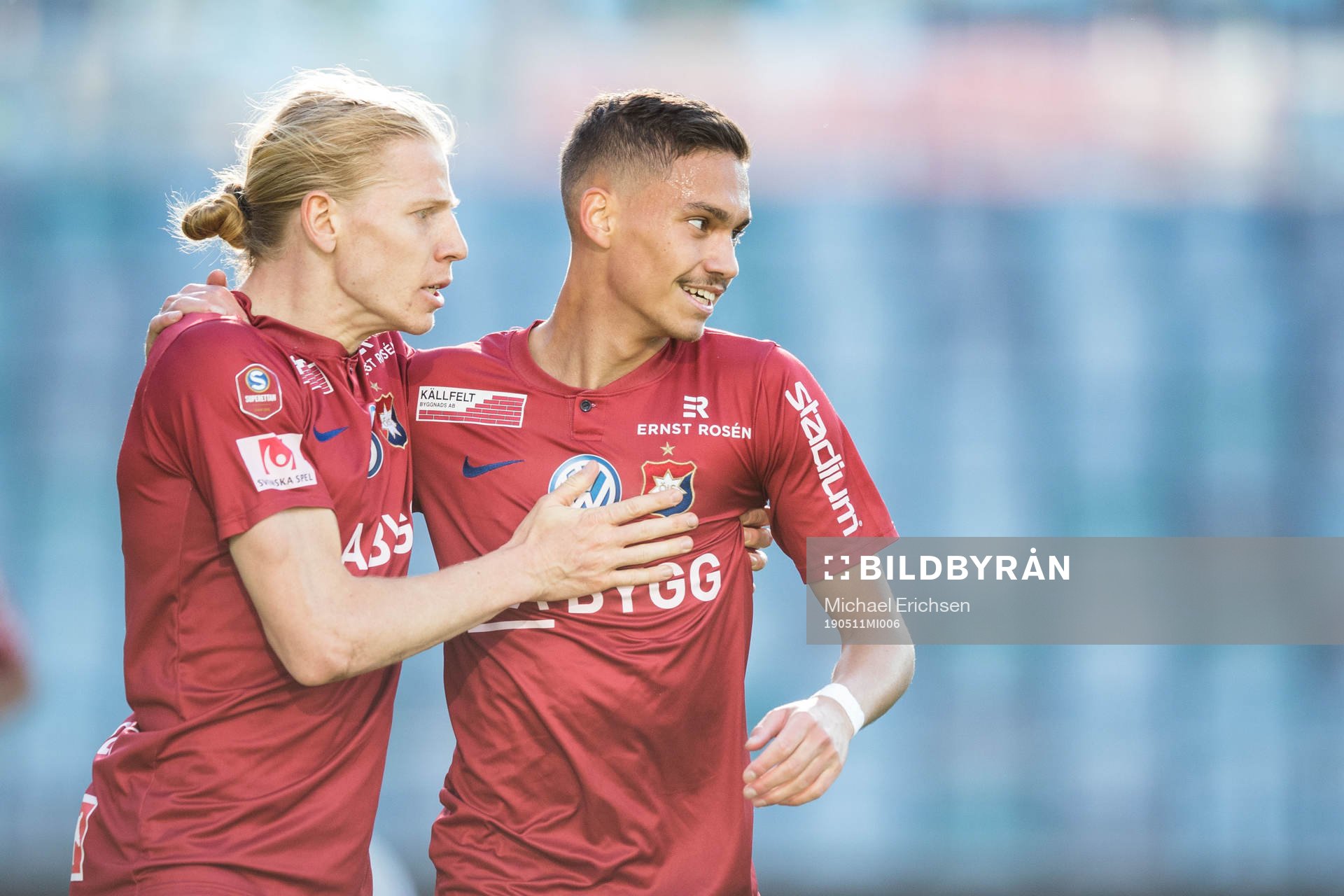 Örgrytes Gustav Ludwigson och Fredrik Zanjanchi jublar