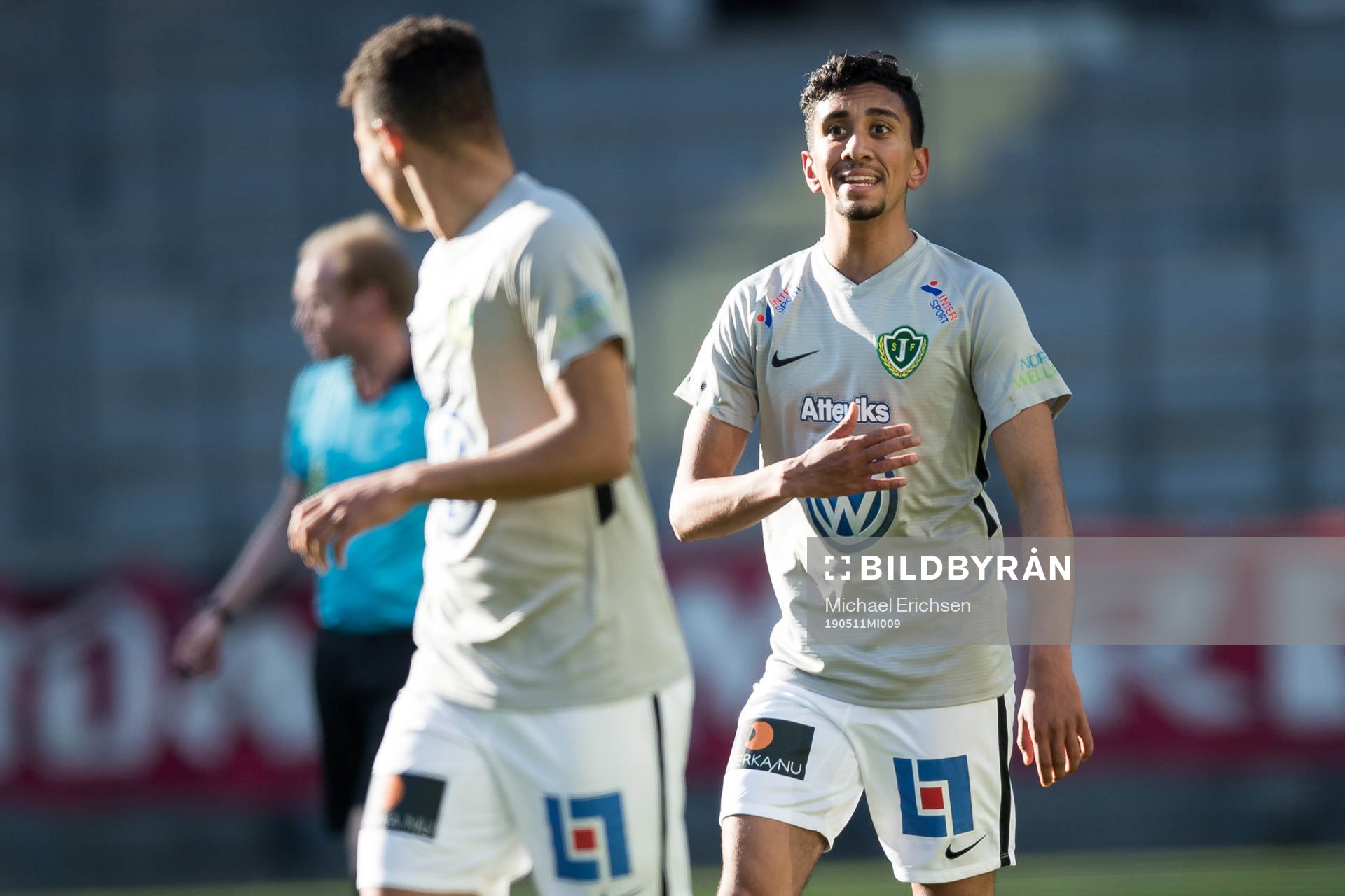 Jönköpings Amir Al-Ammari jublar