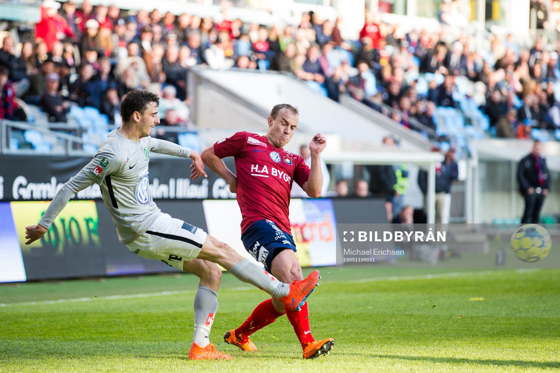 Jönköpings Jetmir Haliti och Örgrytes Calle Wede