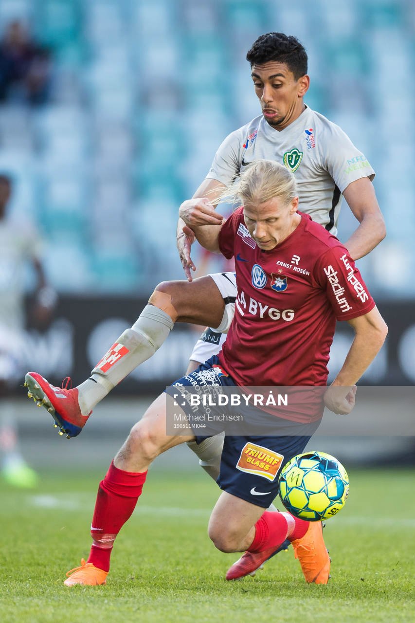 Jönköpings Amir Al-Ammari och Örgrytes Gustav Ludwigson