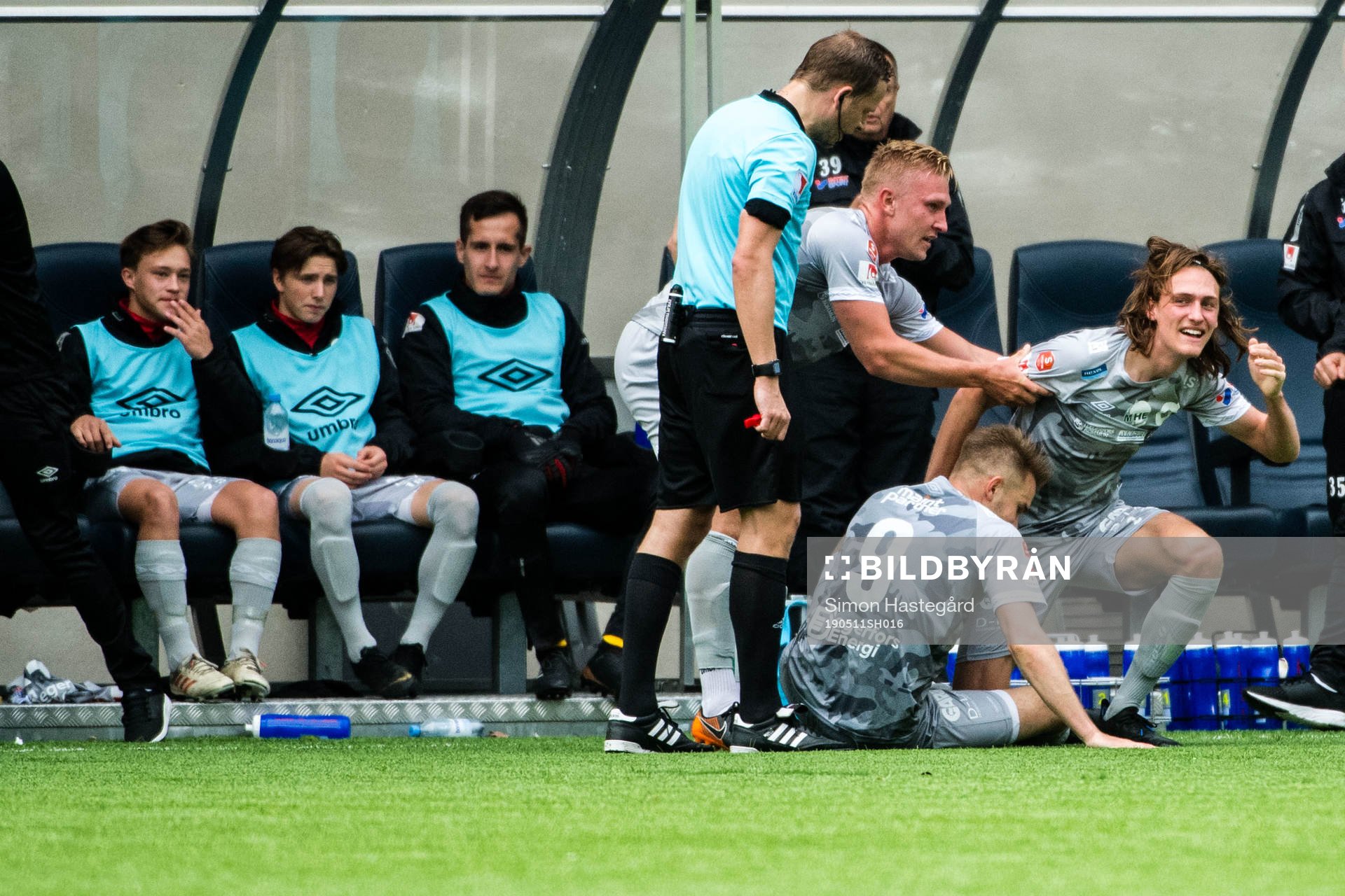 Degerfors Gustav Granath jublar