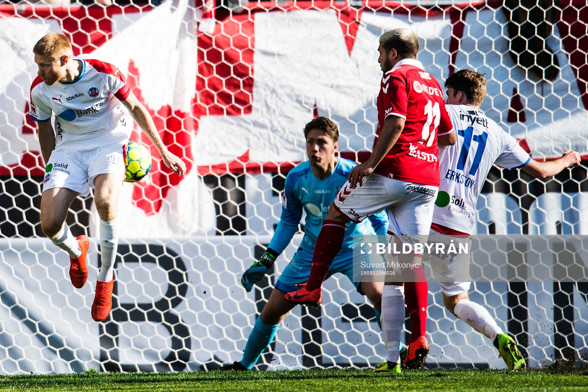 Kalmars Moestafa El Kabir och Helsingborgs Markus Holgersson