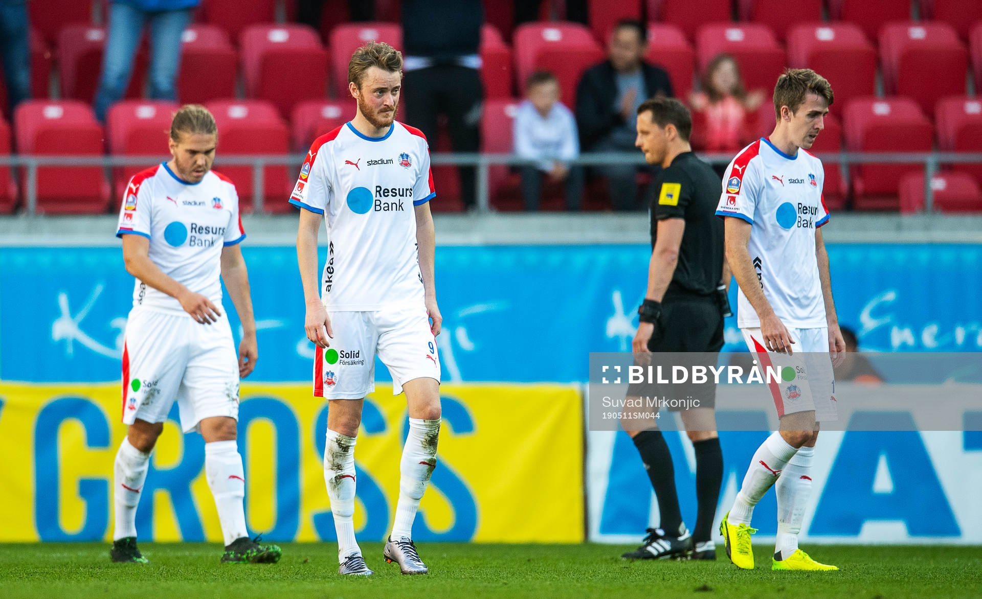 Helsingborgs Rasmus Jönsson och Adam Eriksson deppar