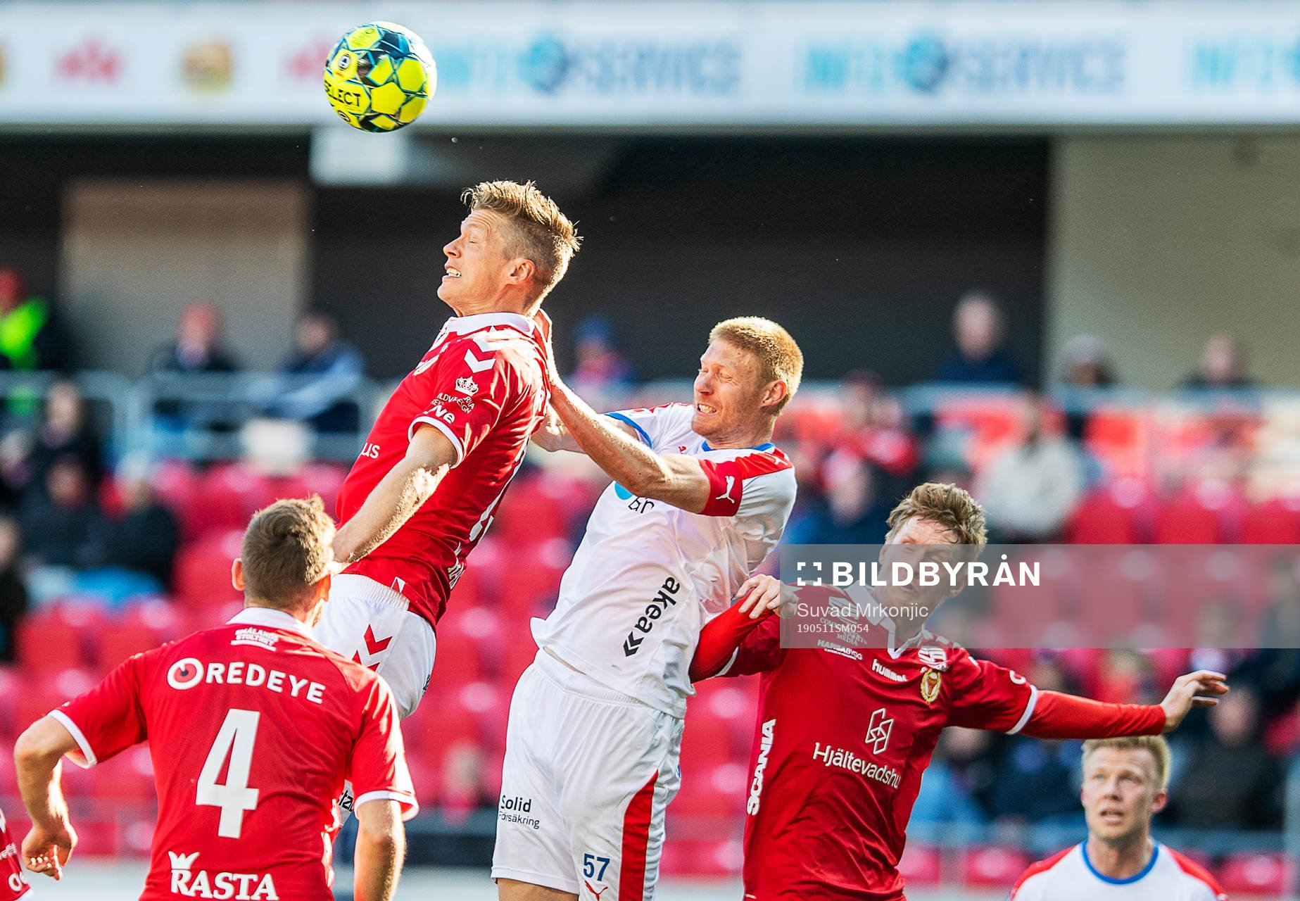 Kalmars Viktor Elm och Rasmus Elm samt Helsingborgs Markus