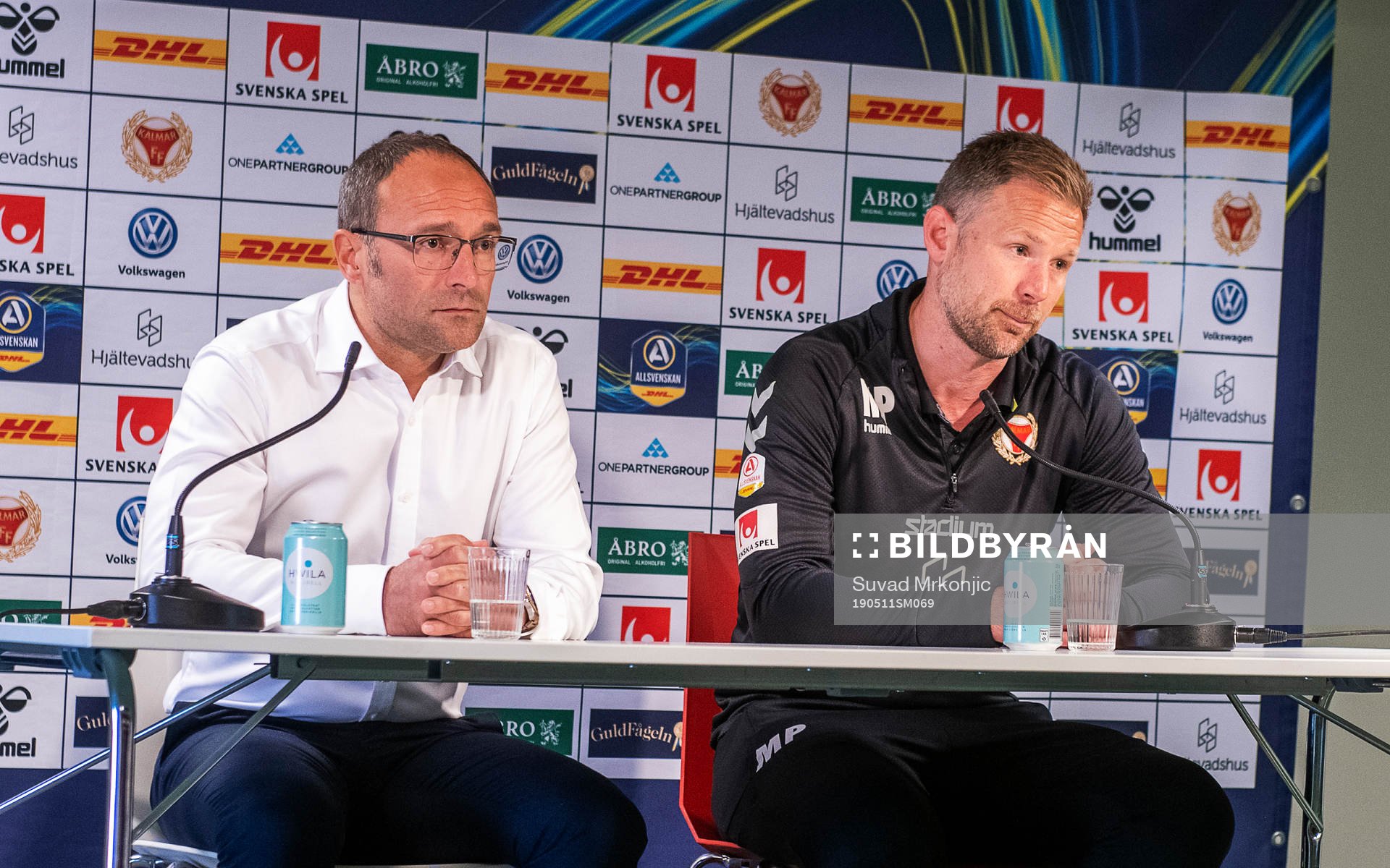 Helsingborgs tränare Per-Ola Ljung och Kalmars tränare
