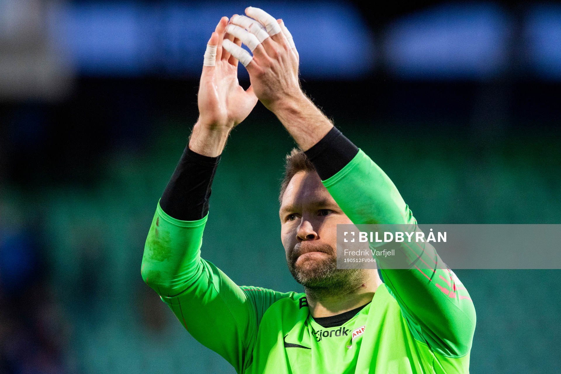 Goalkeeper Håkon Opdal of Brann celebrates