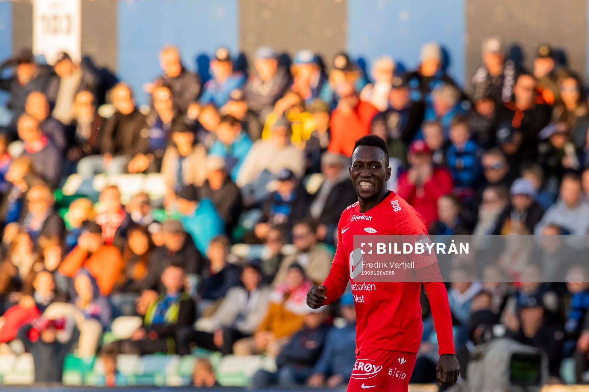 Daouda Bamba of Brann reacts