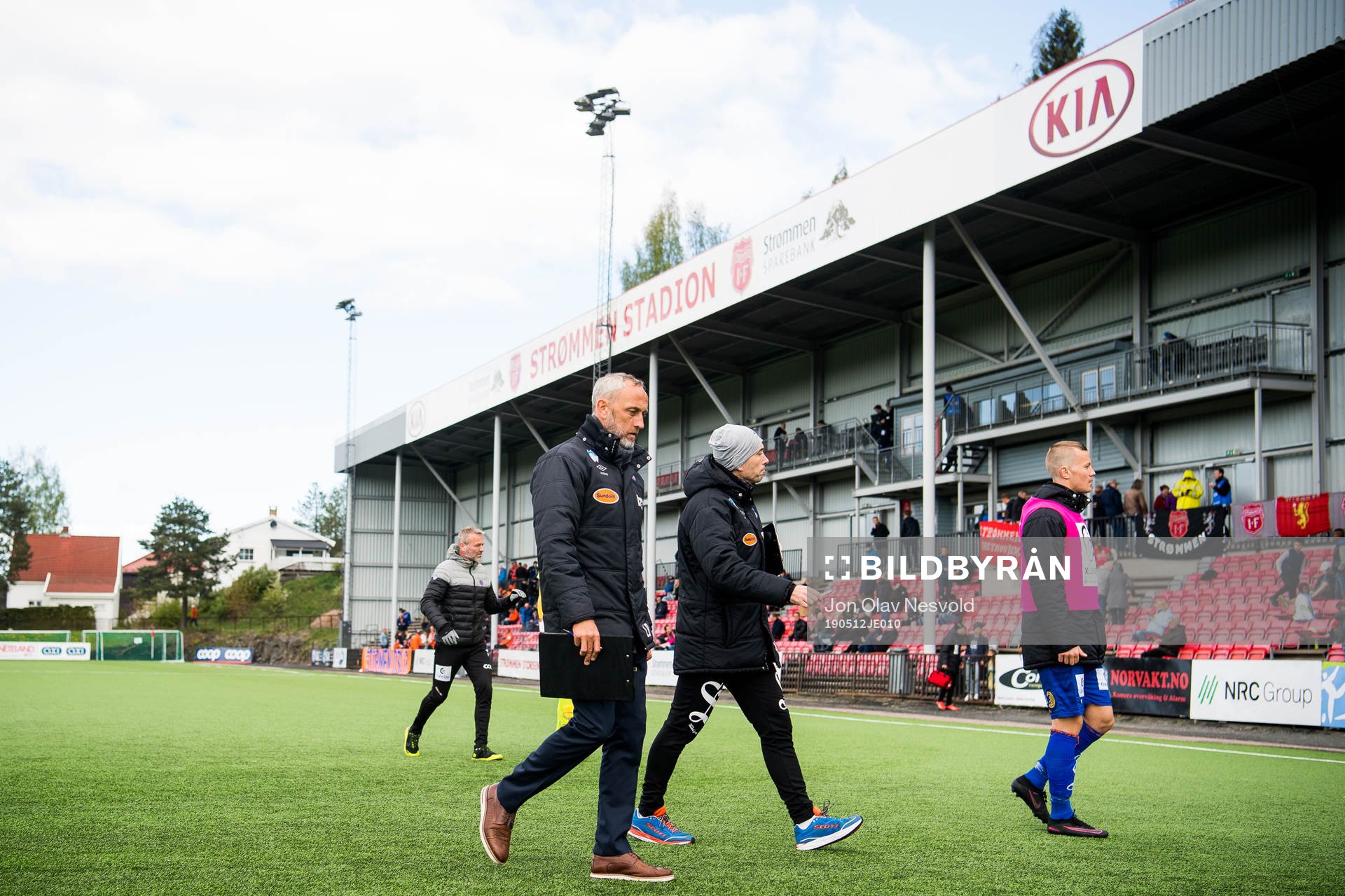 Lars Bohinen, head coach of Aalesund, looks dejected