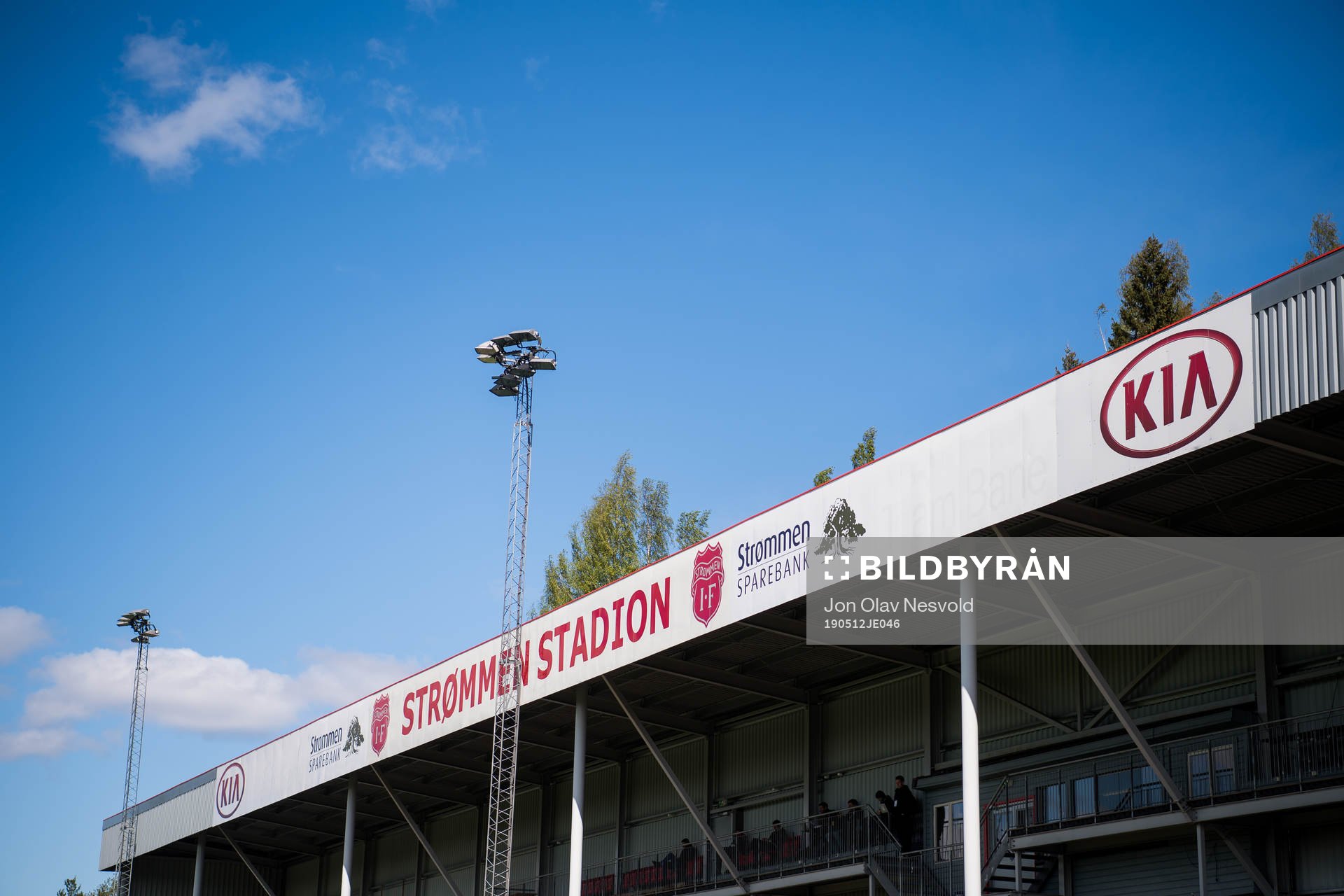 General view of Strømmen Stadion