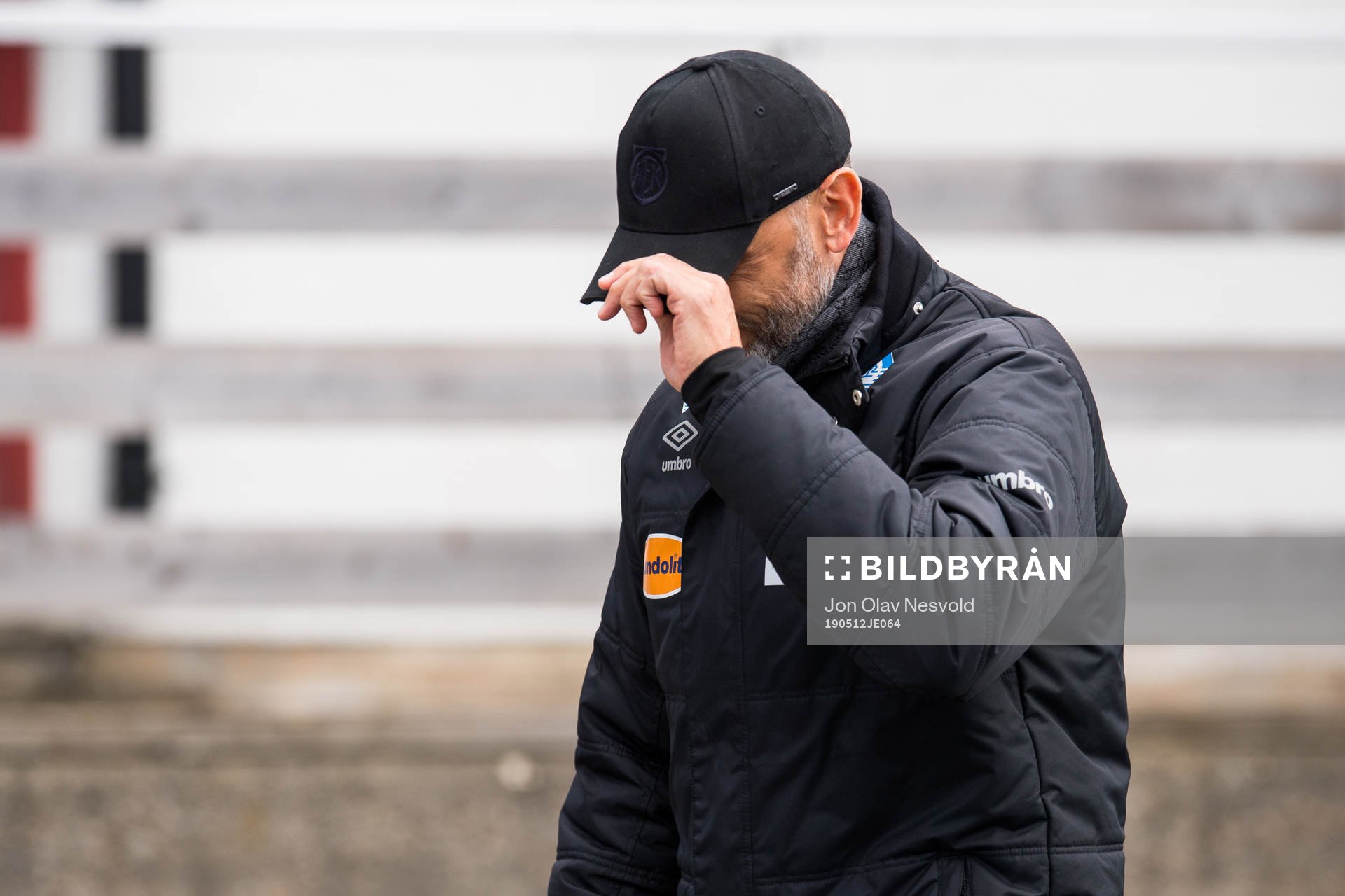 Lars Bohinen, head coach of Aalesund, looks dejected