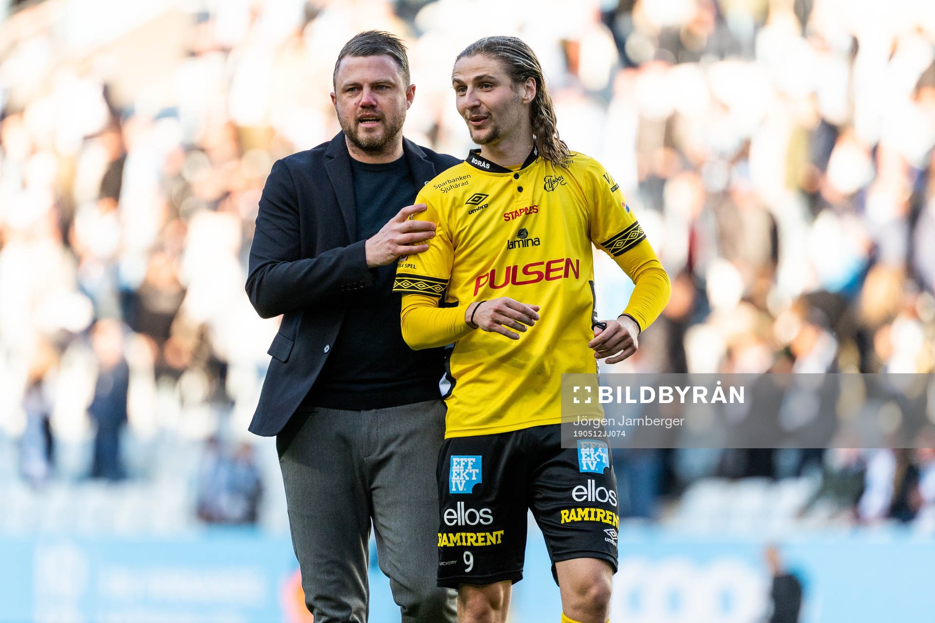 Elfsborgs tränare Jimmy Thelin och Pawel Cibicki