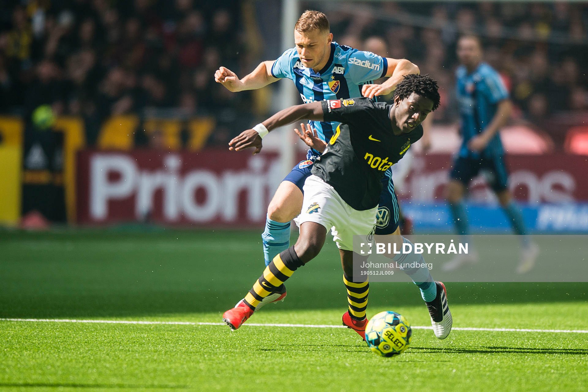 s Jack Lahne och Djurgårdens Jesper Karlström