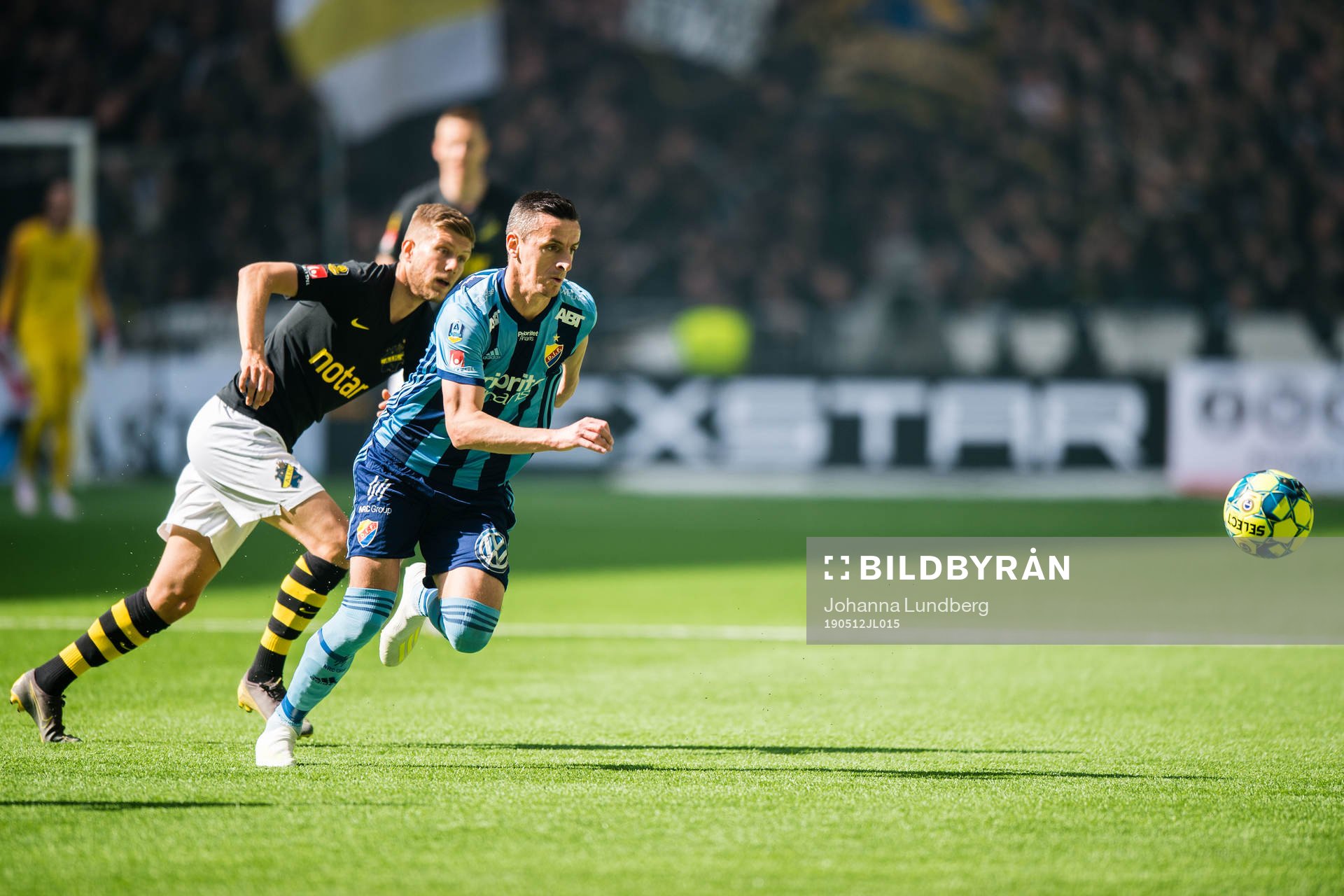 s Anton Salétros och Djurgårdens Haris Radetinac