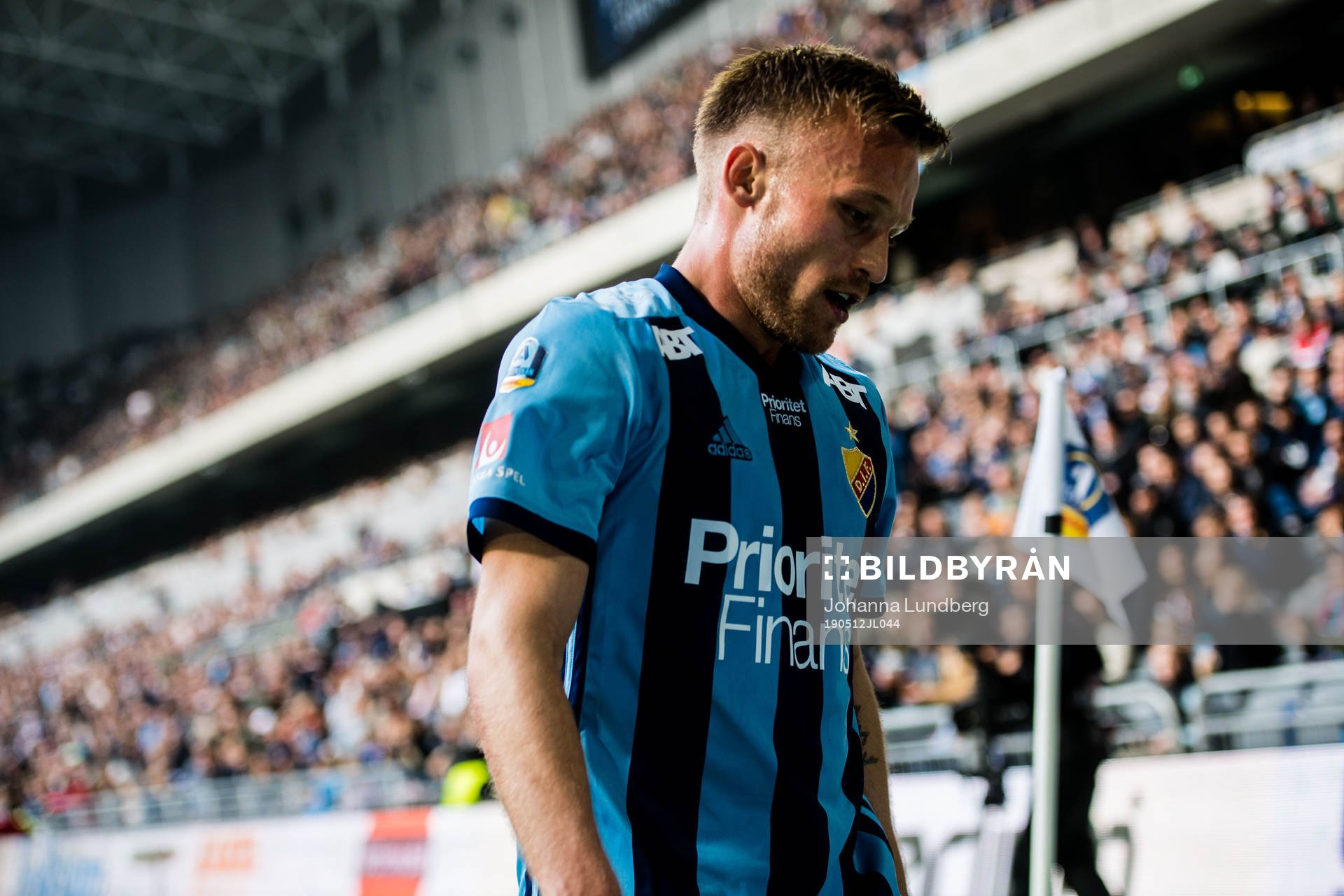Djurgårdens Nicklas Bärkroth deppar