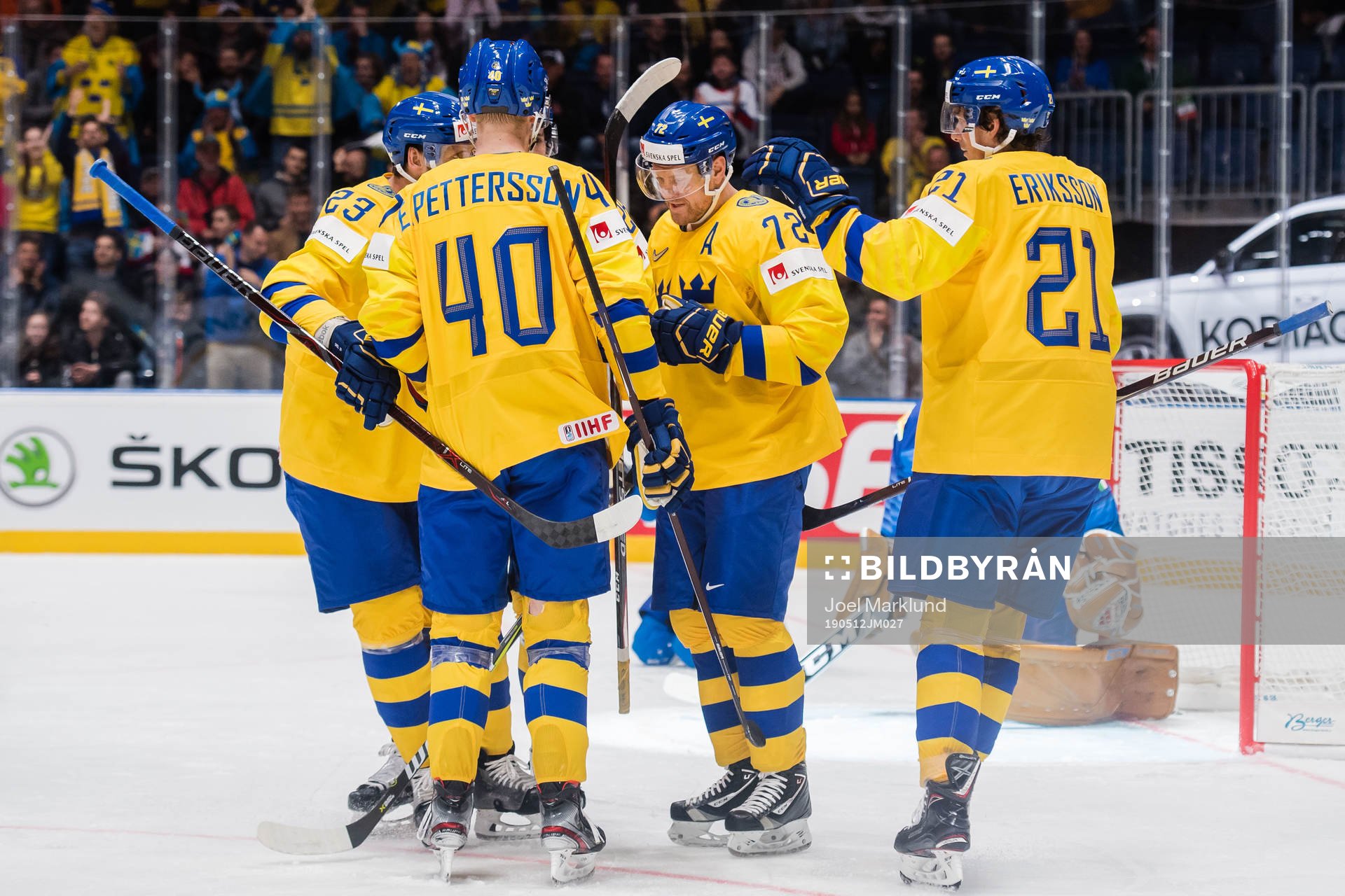 Oliver Ekman Larsson, Elias Pettersson, Loui Eriksson and