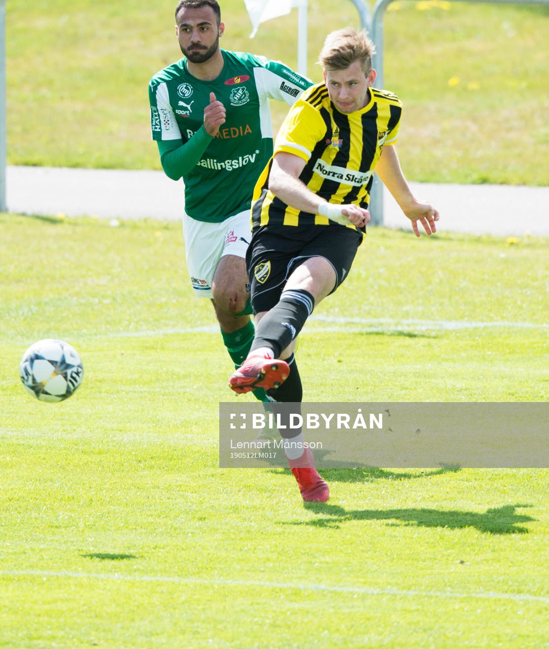 IFK Hässleholms Mattias Jönsson i matchen i division 2