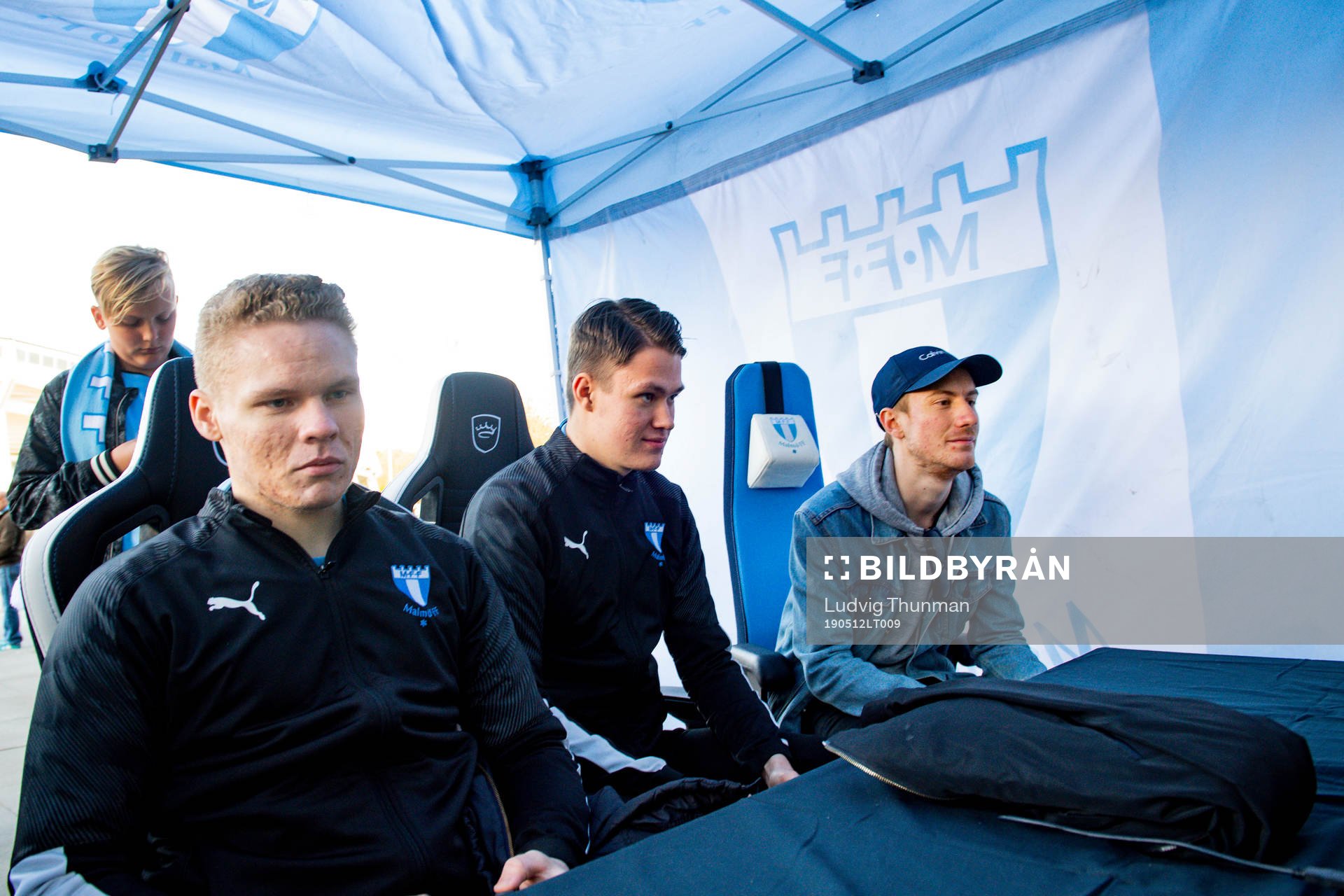Malmö FFs e-sport spelare David Eidhammer och Zackarias