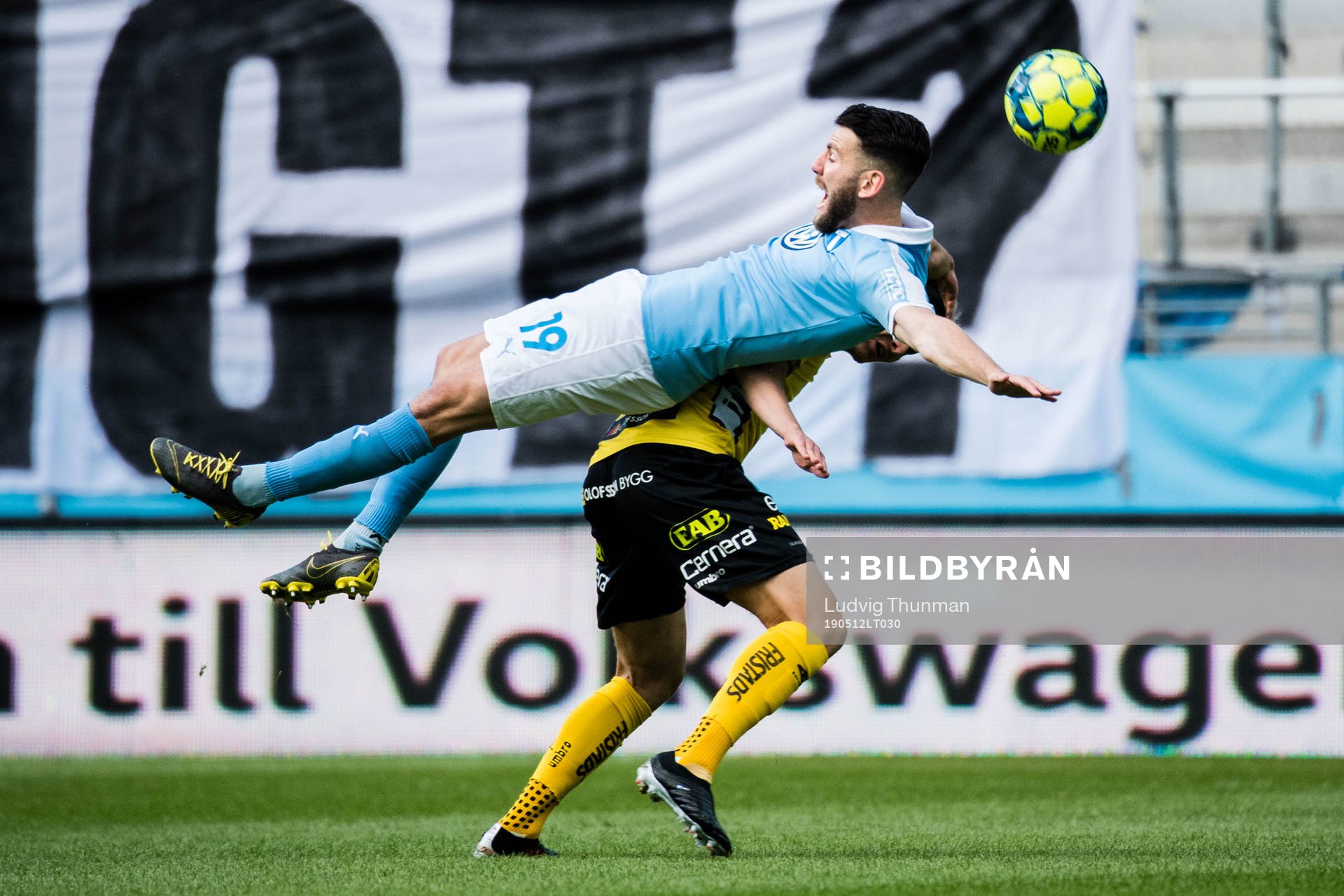 Malmö FFs Erdal Rakip och Elfsborgs Jonathan Levi